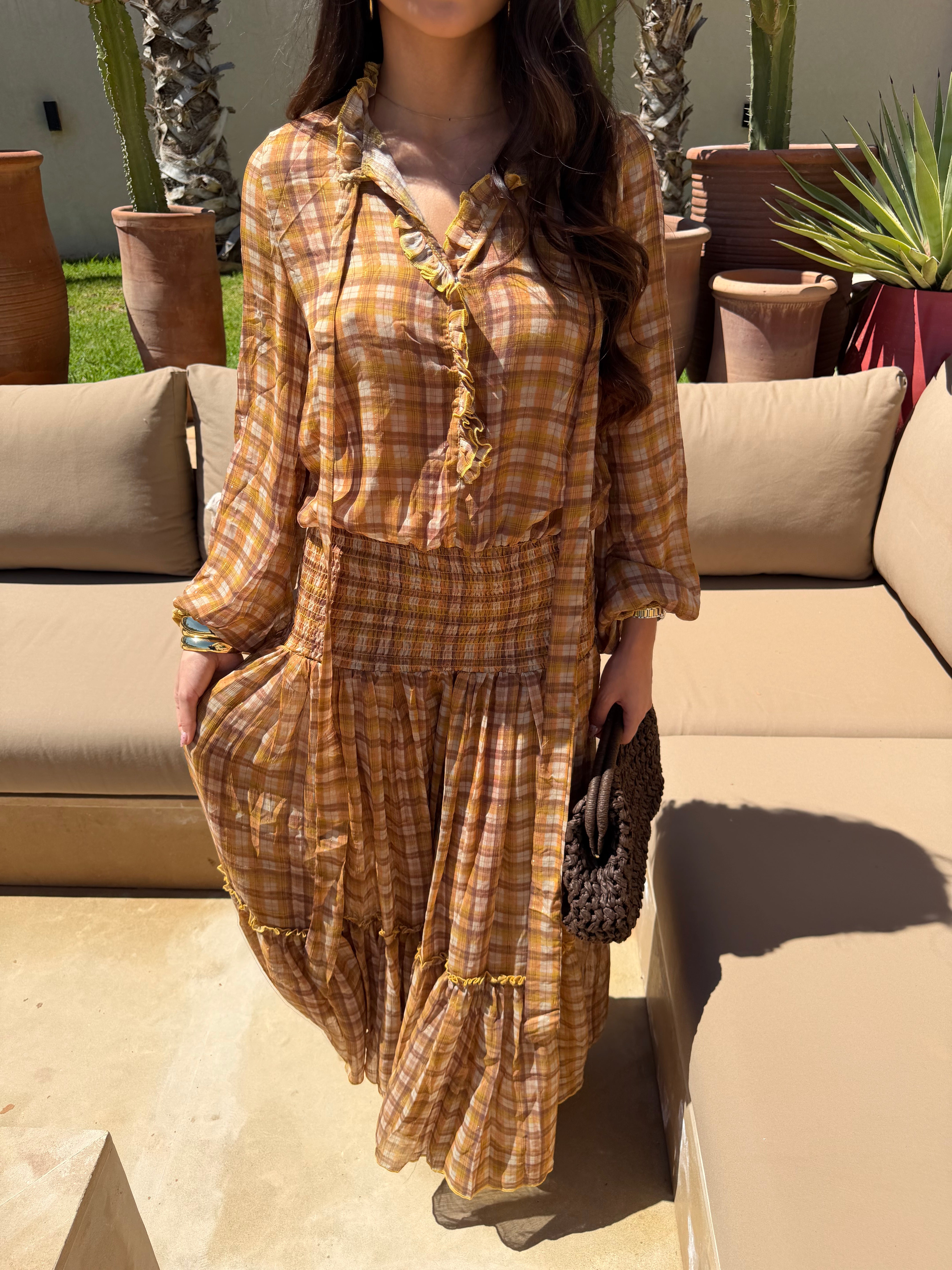 Robe VENEIZE marron