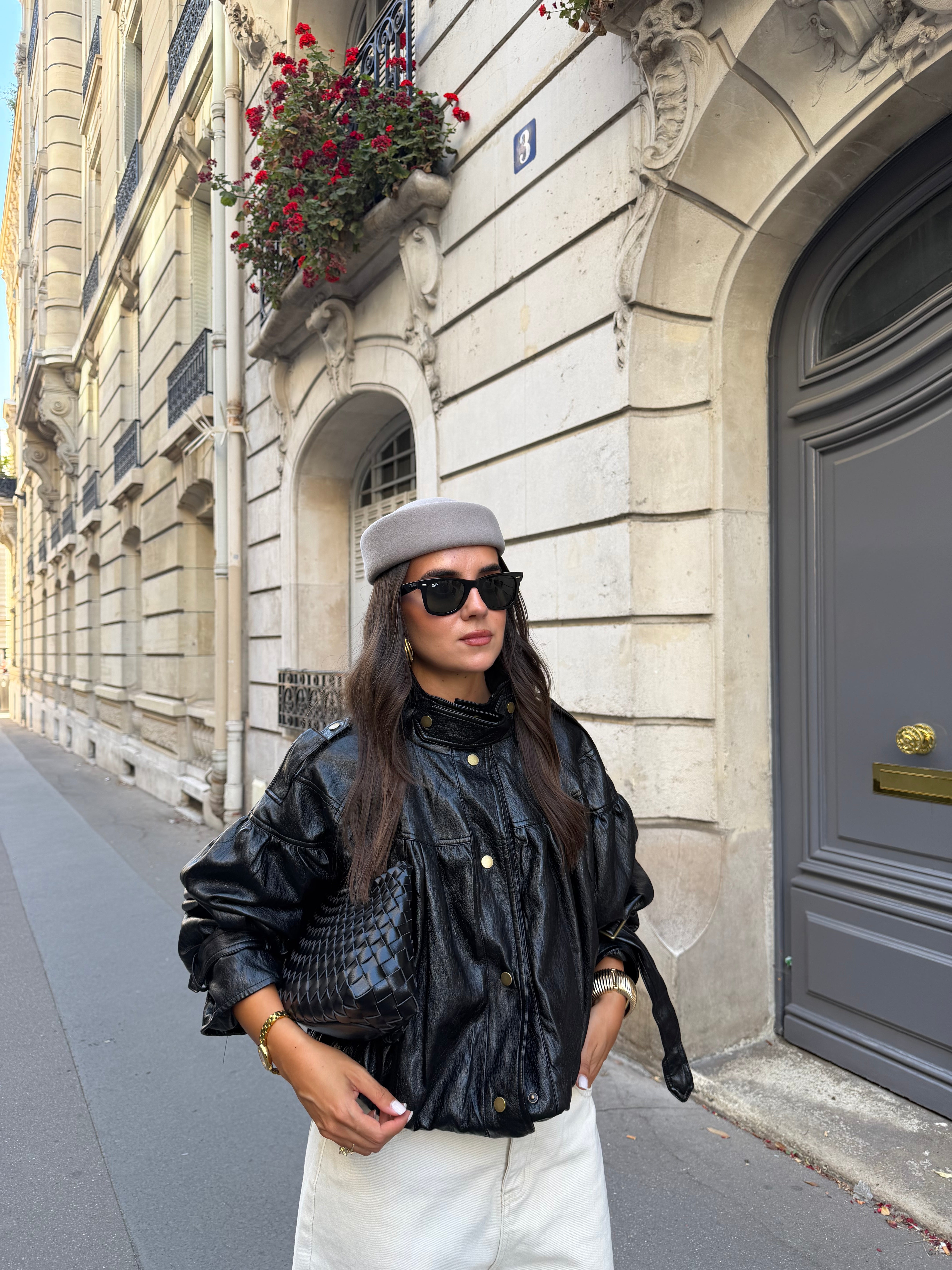 Veste similicuir LOLA noir (RD9233)