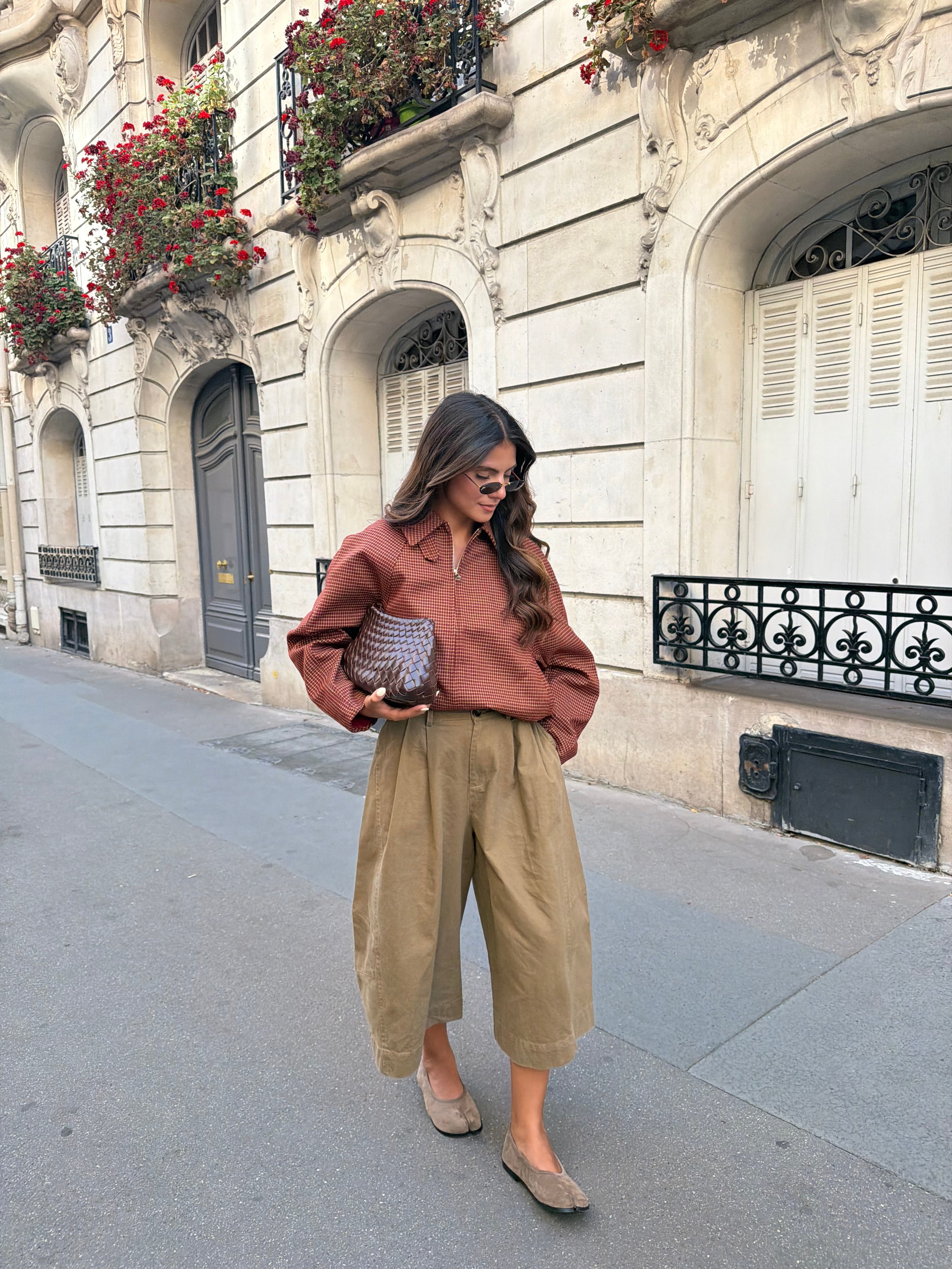 Veste QUADRO brique (MA002)