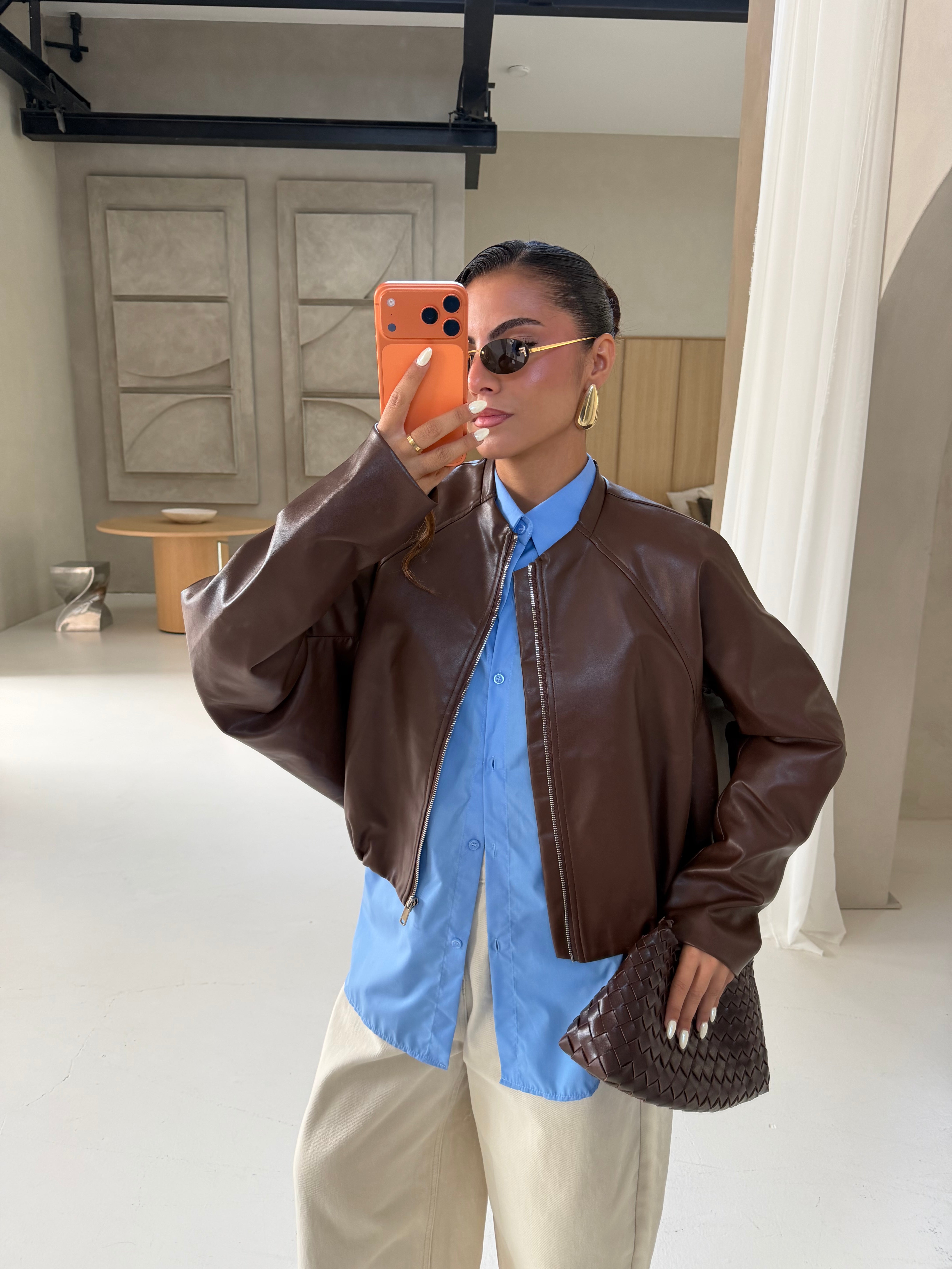 Veste MARTA marron (HM-864)