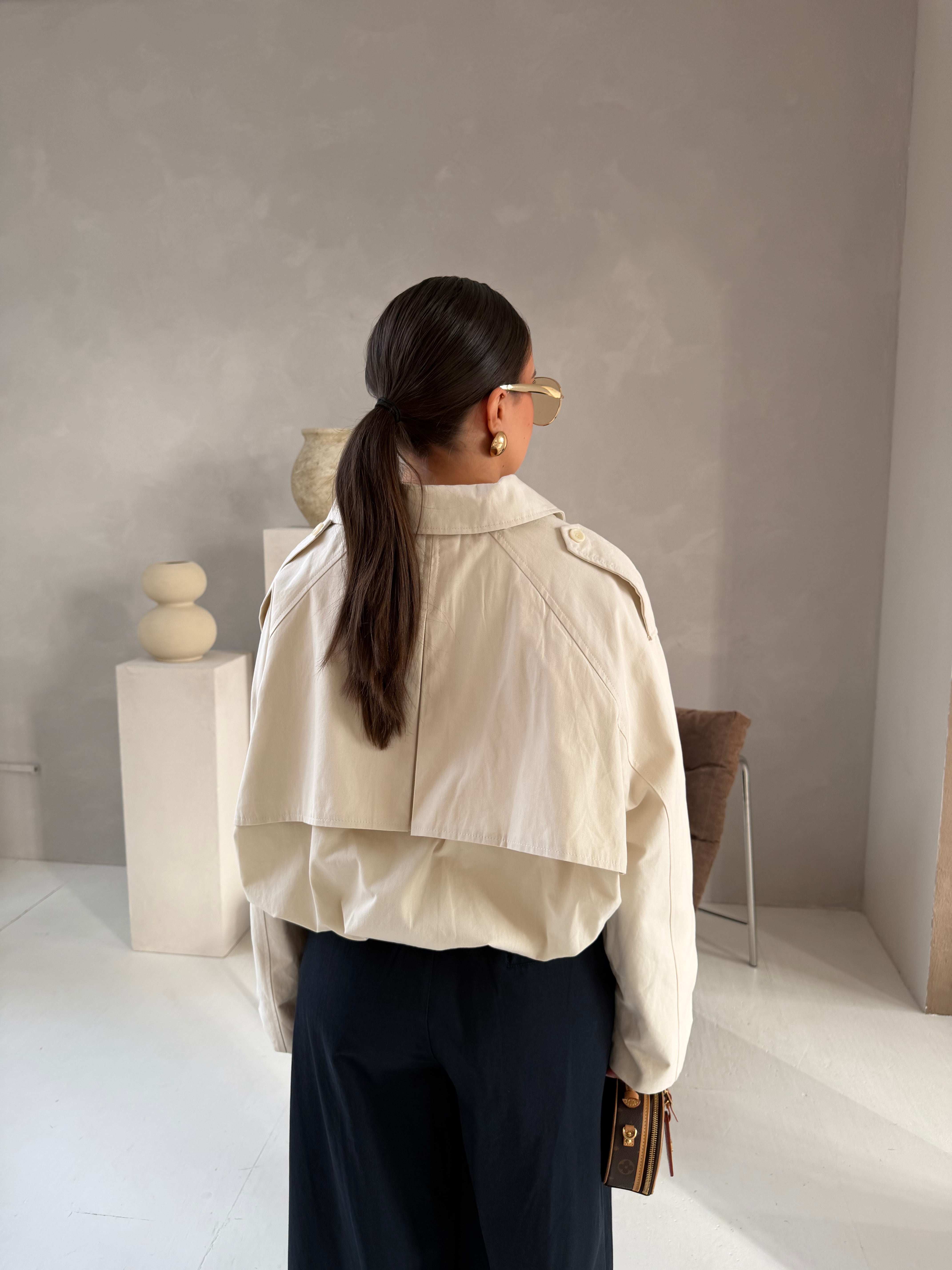 Trench PAULINE crème (SC357)