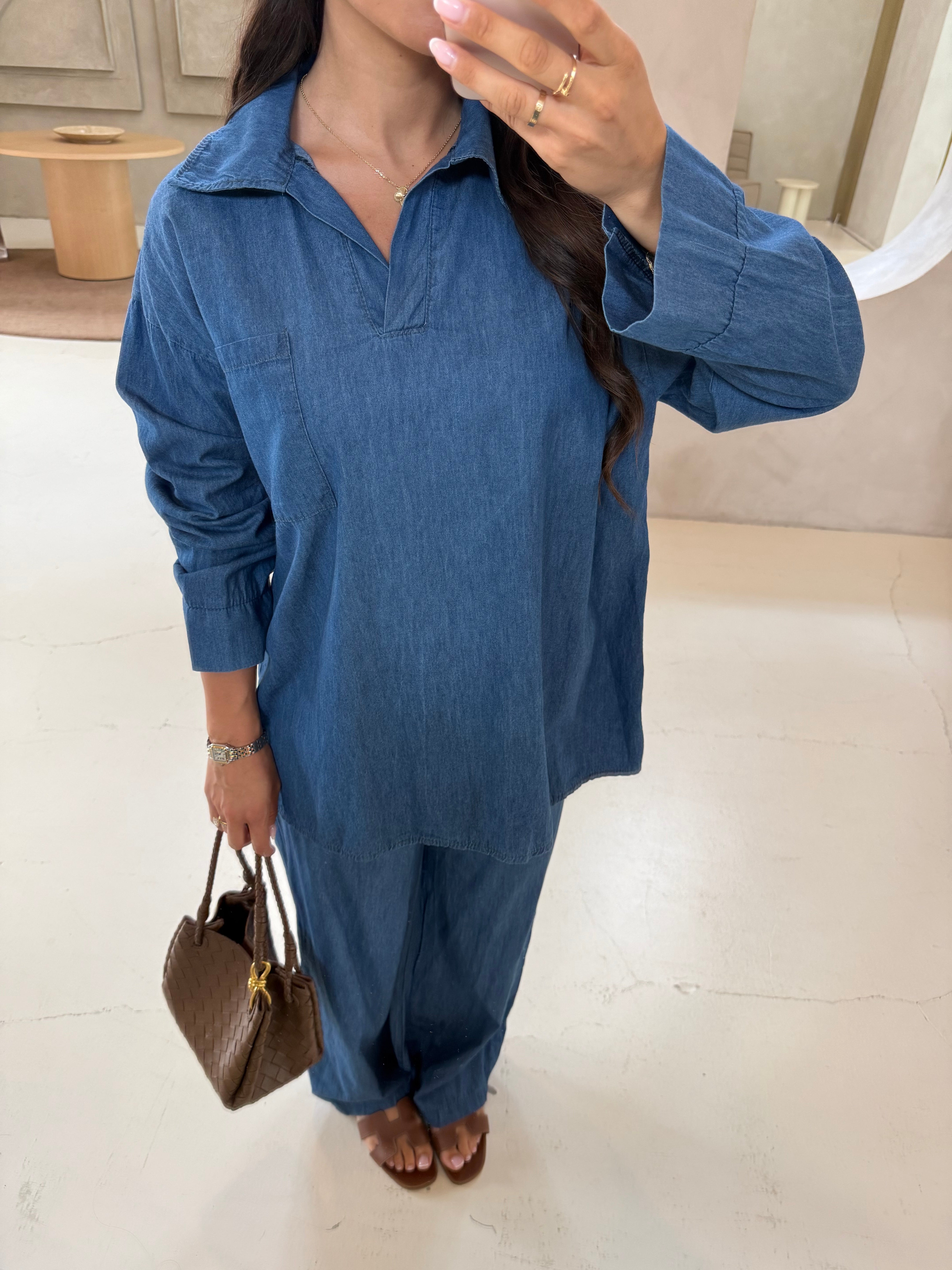 Ensemble en jean 1 poche
