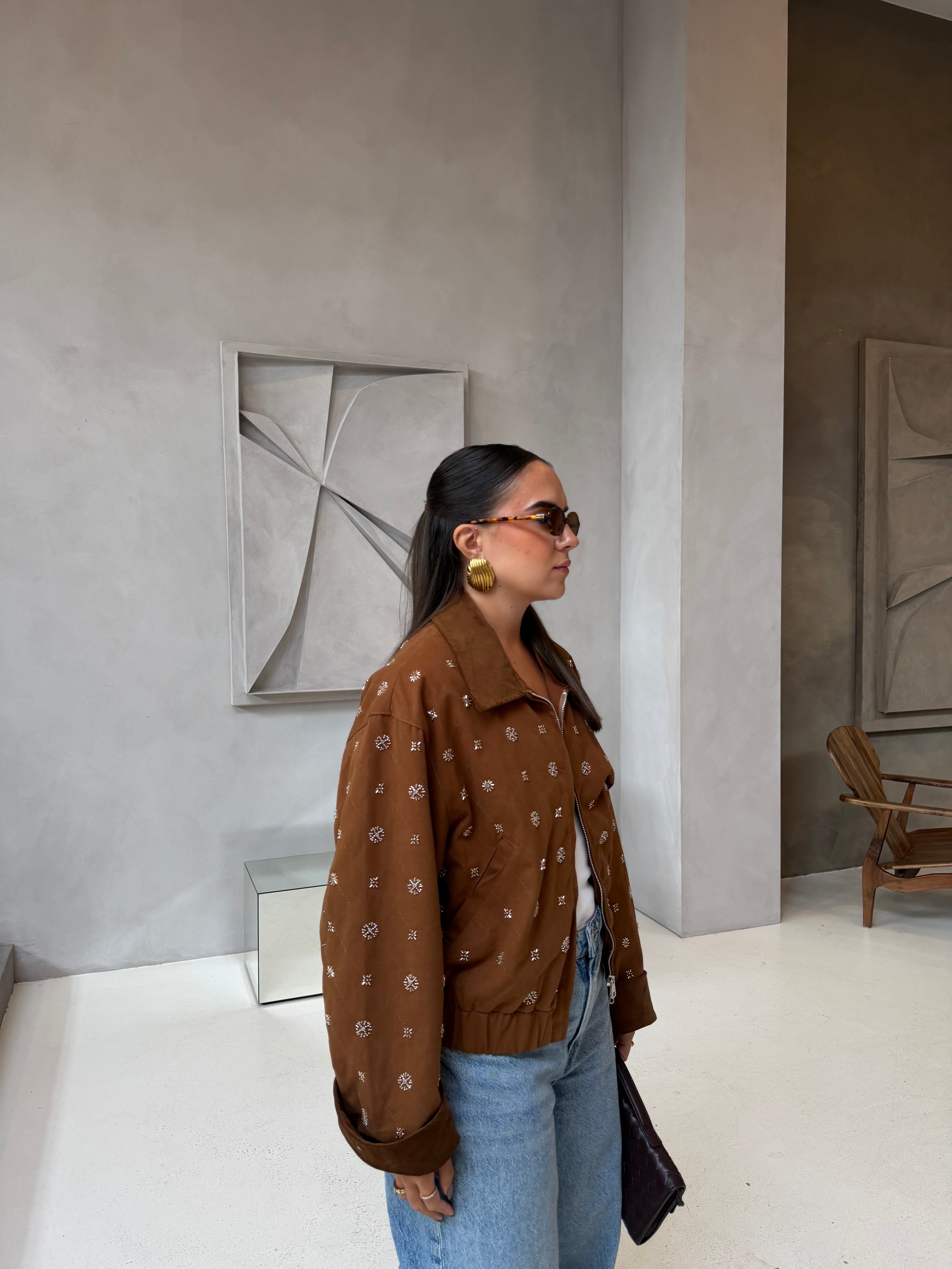 Veste DIAL marron (V11732)