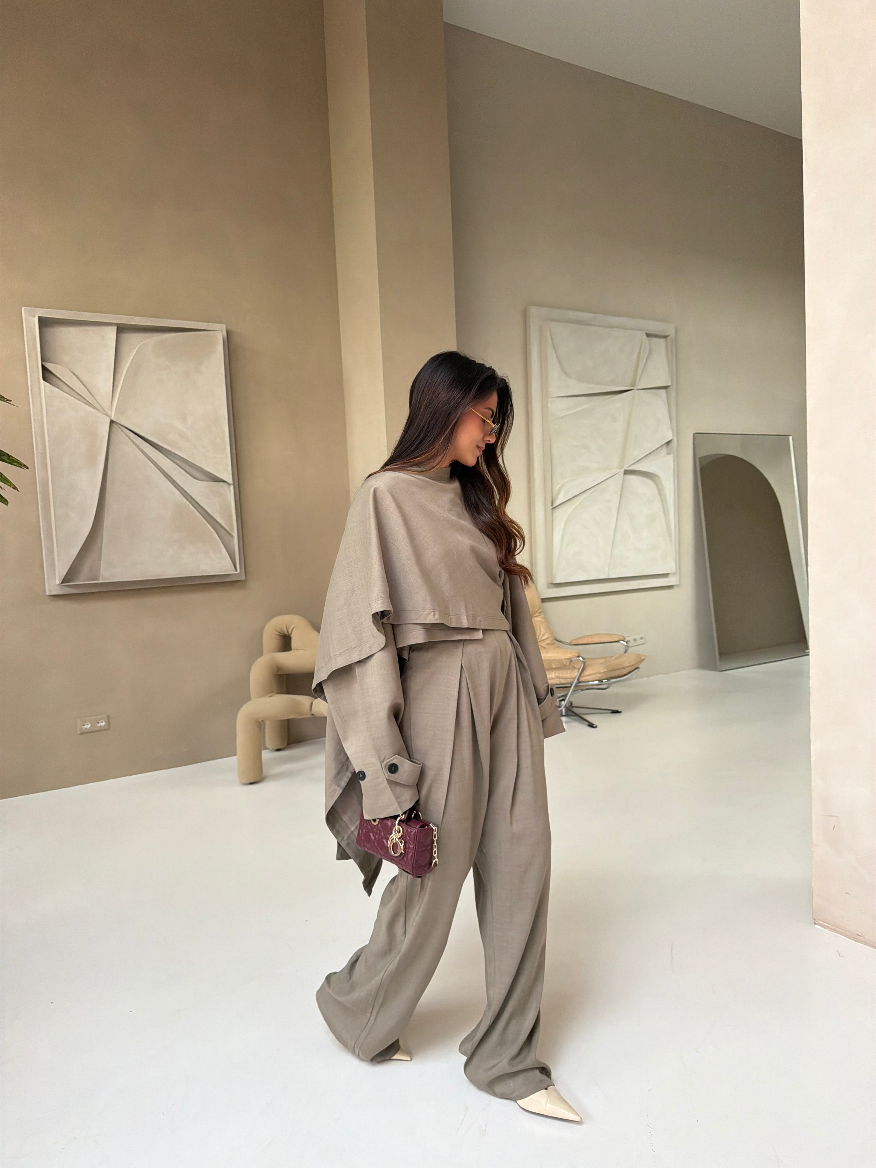 Ensemble CAPE taupe  (VE7216)