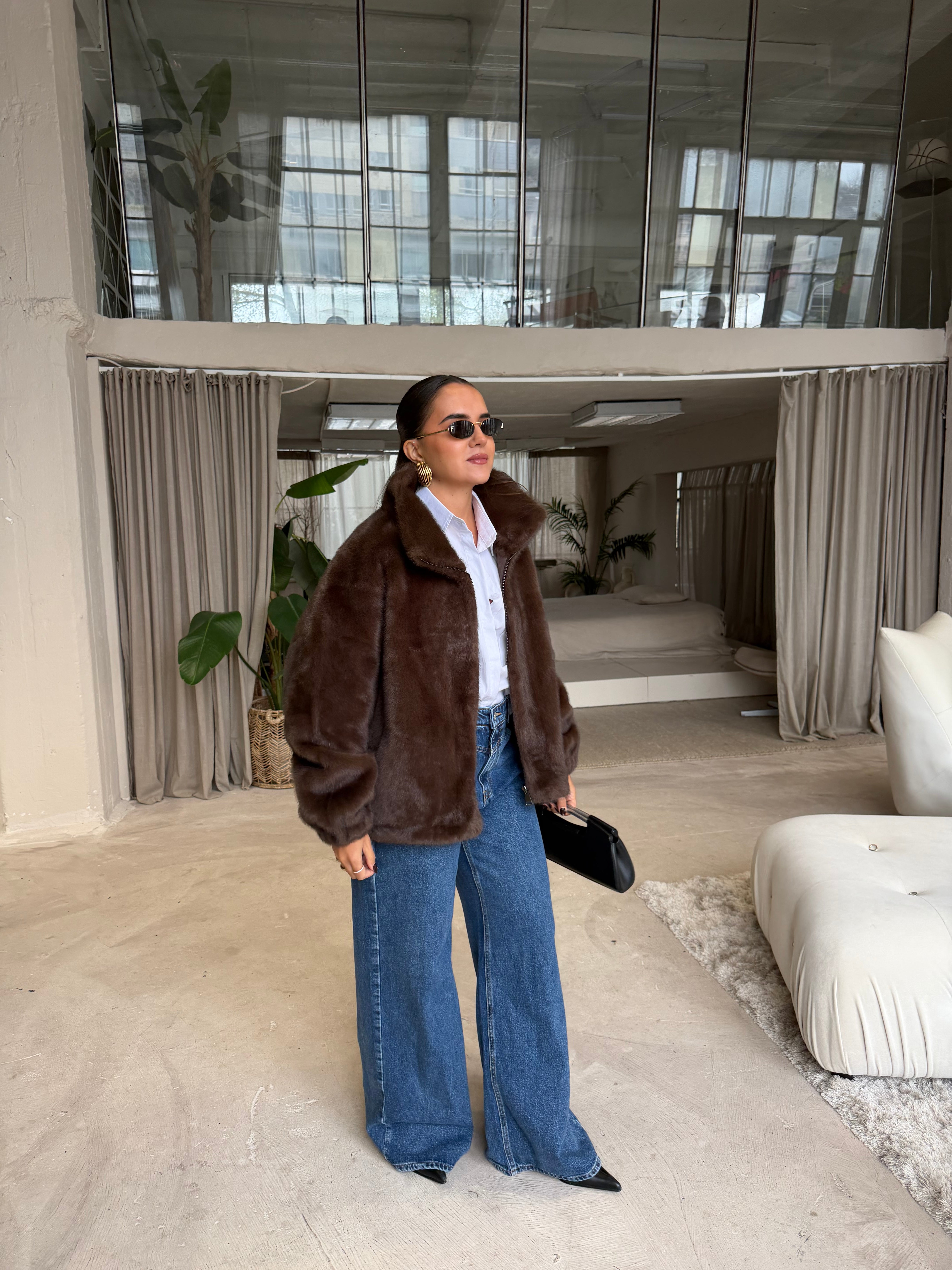 Fourure MELIA marron