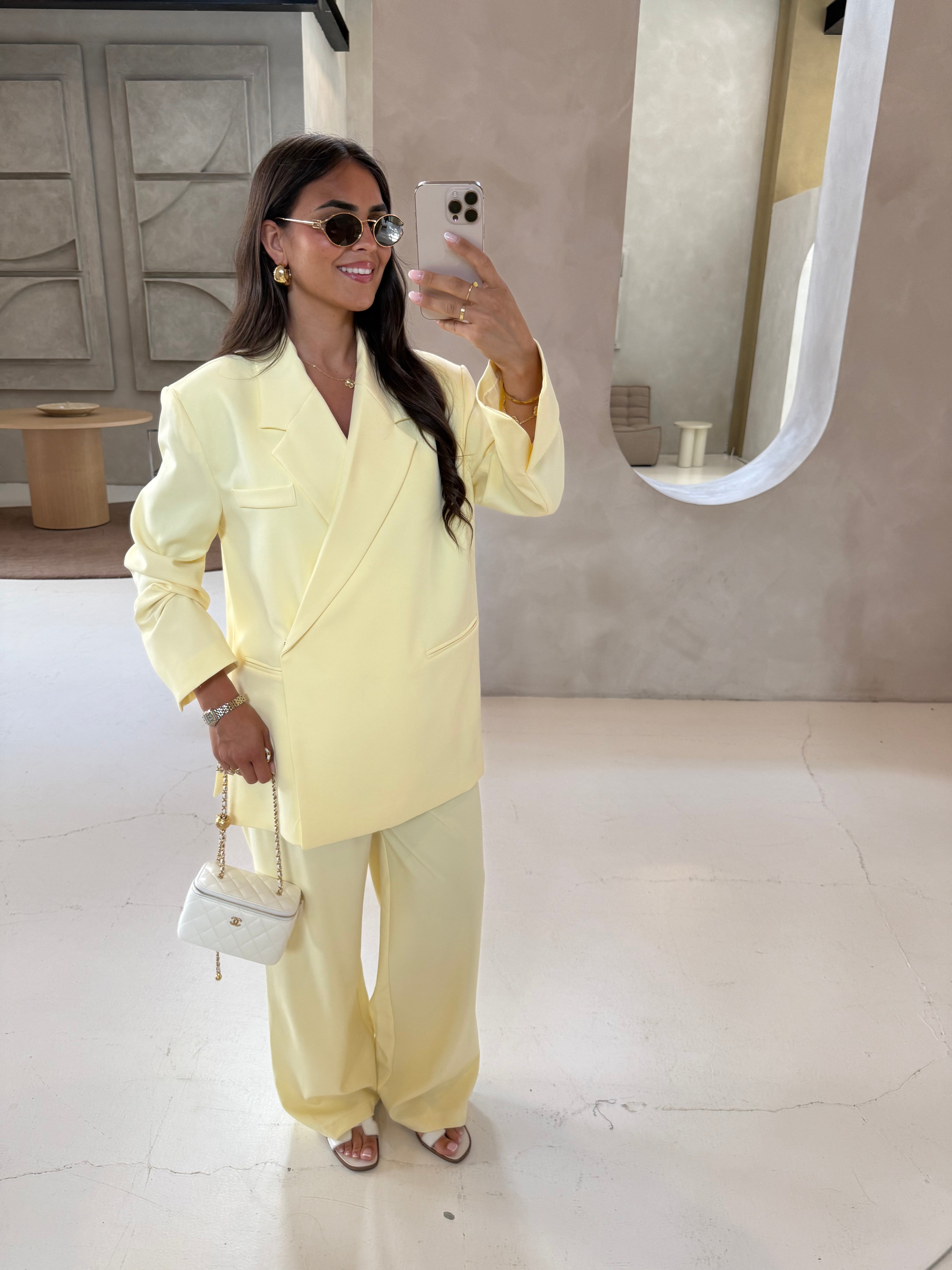 Blazer PARISIENNE jaune (W24763)
