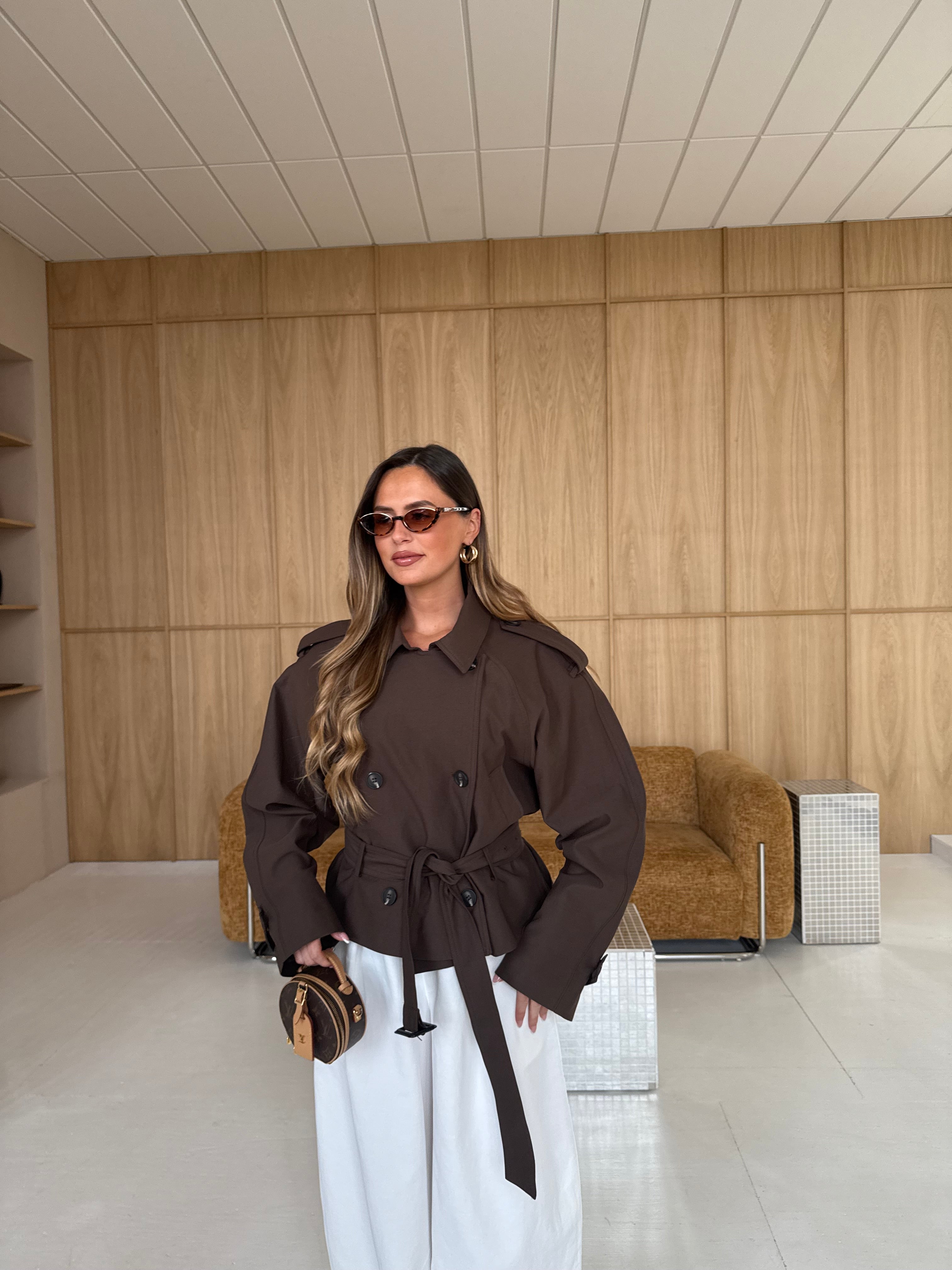 Trench court ANDREA marron (W25257)