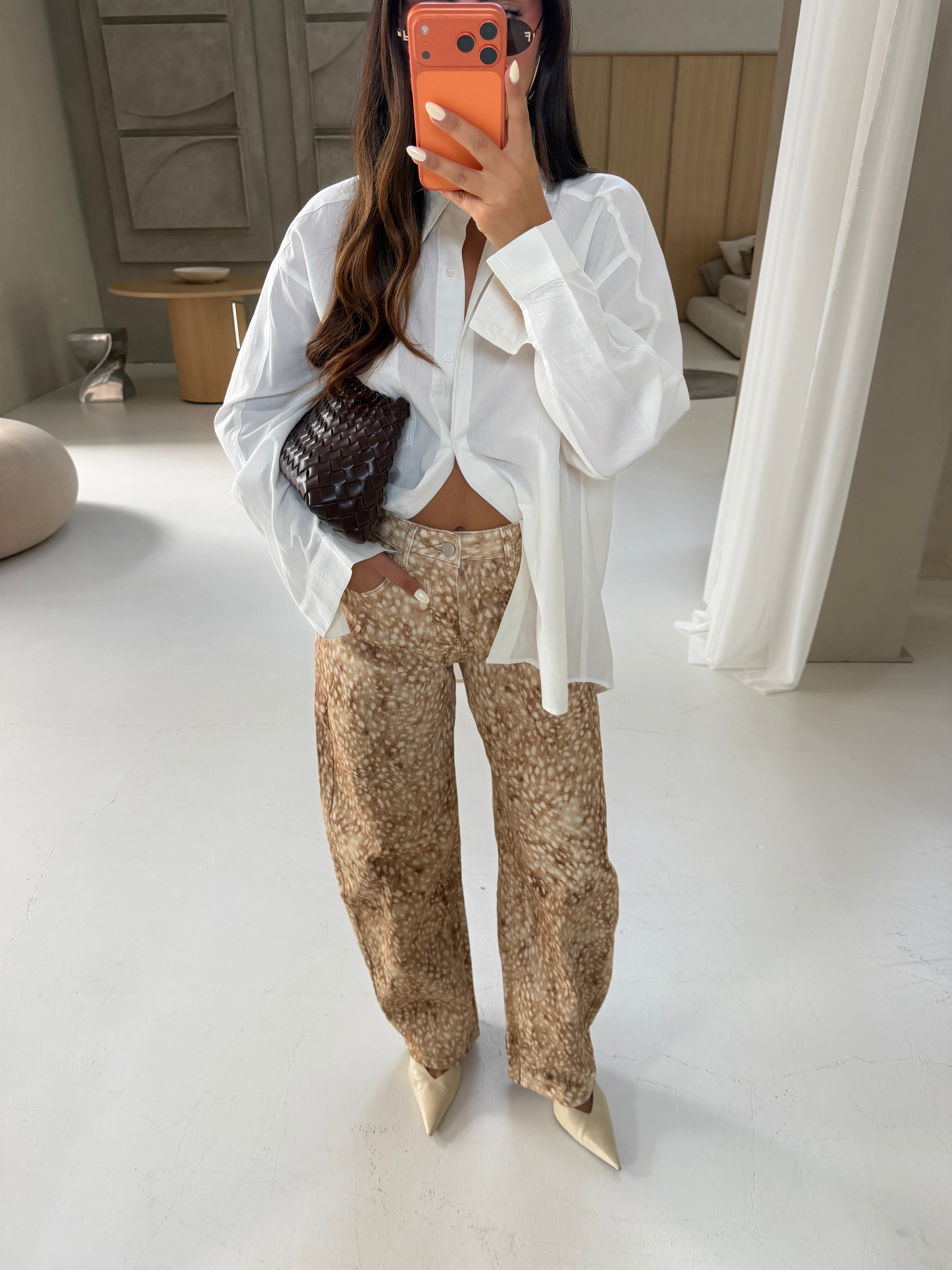 Chemise fluide MADE blanche (MA31903)