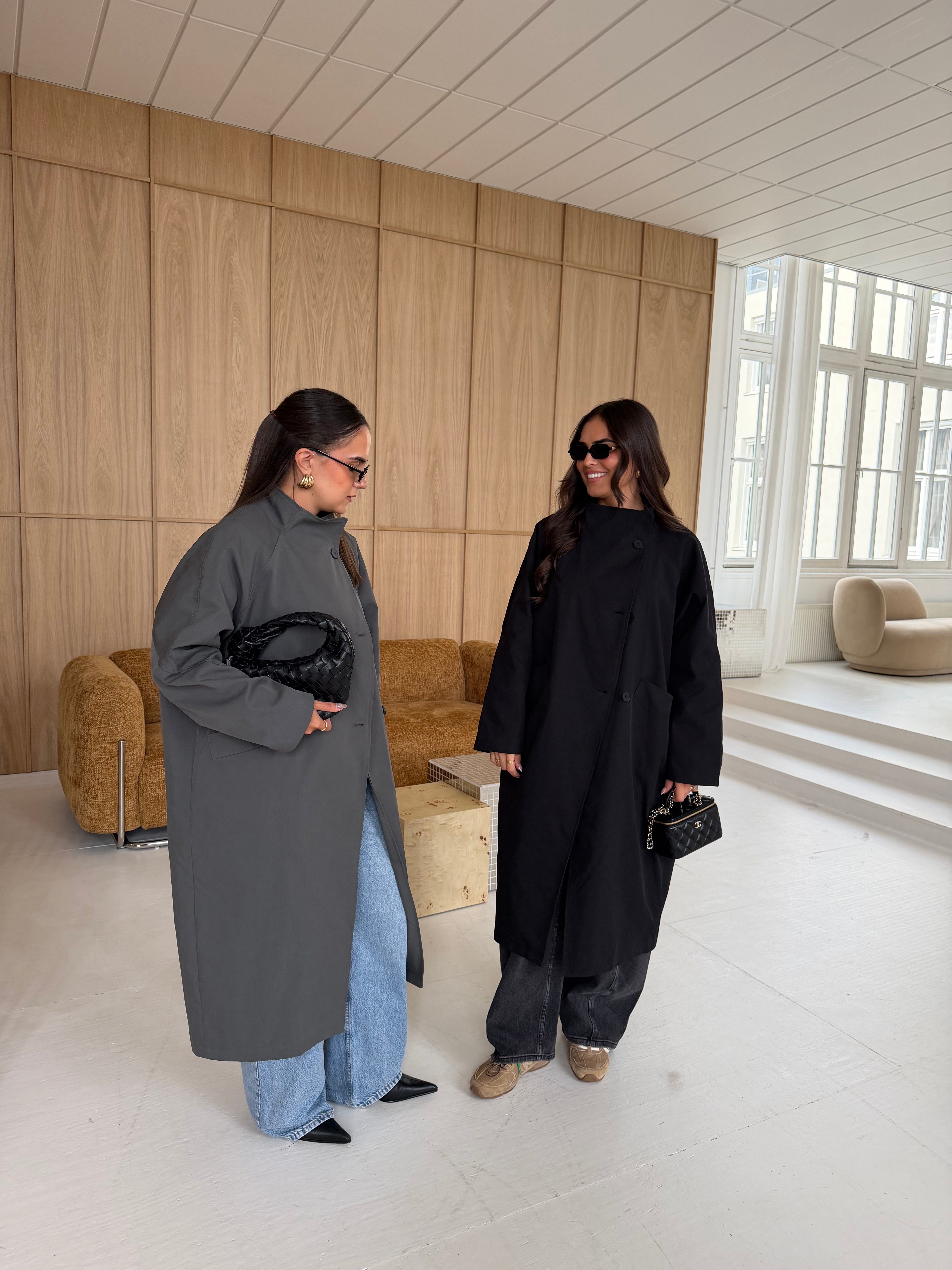 Trench KATIA noir (MA7237)