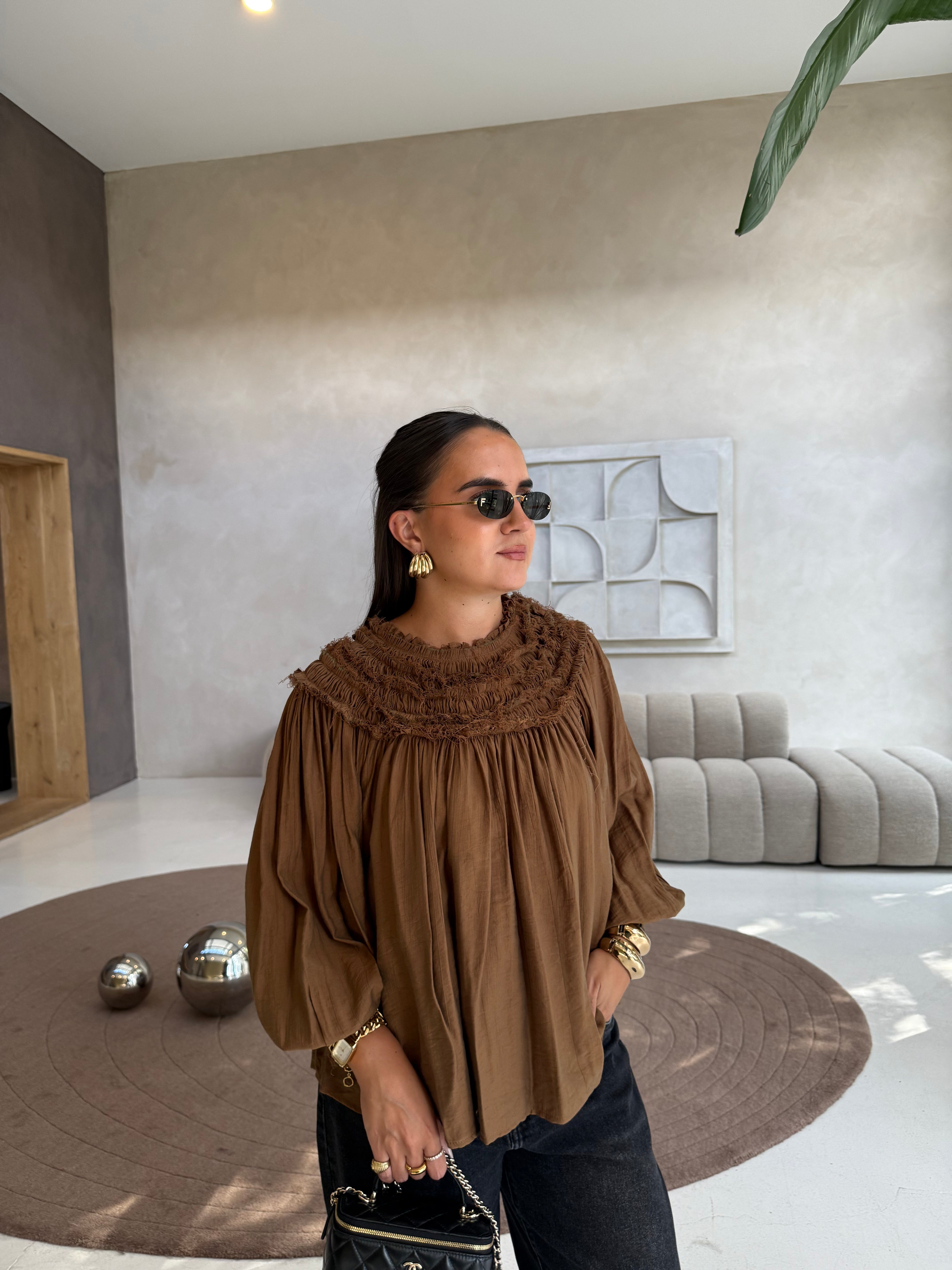 Chemise NAY ocre (JY5106)