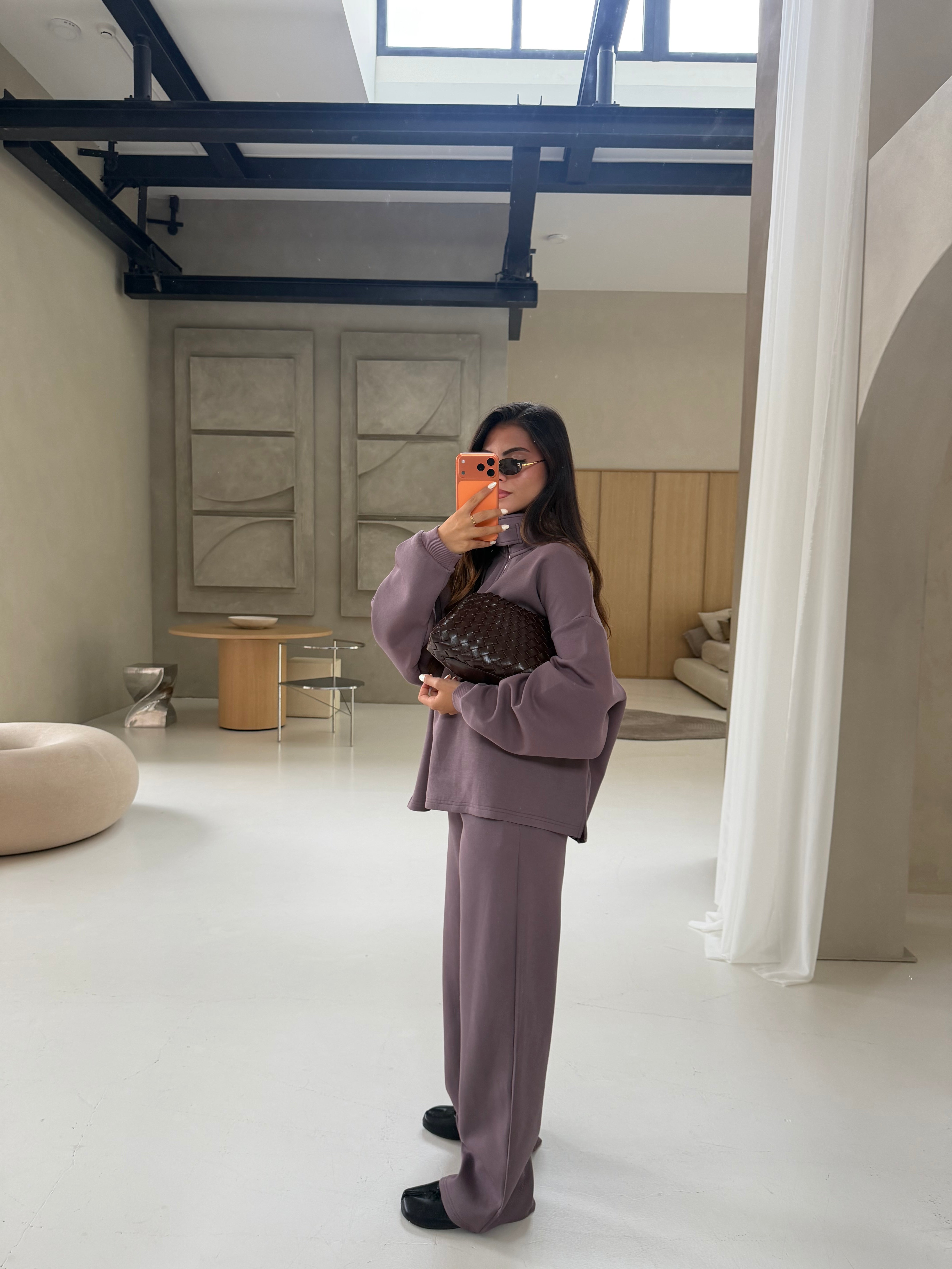 Ensemble jogging BLANA MAUVE