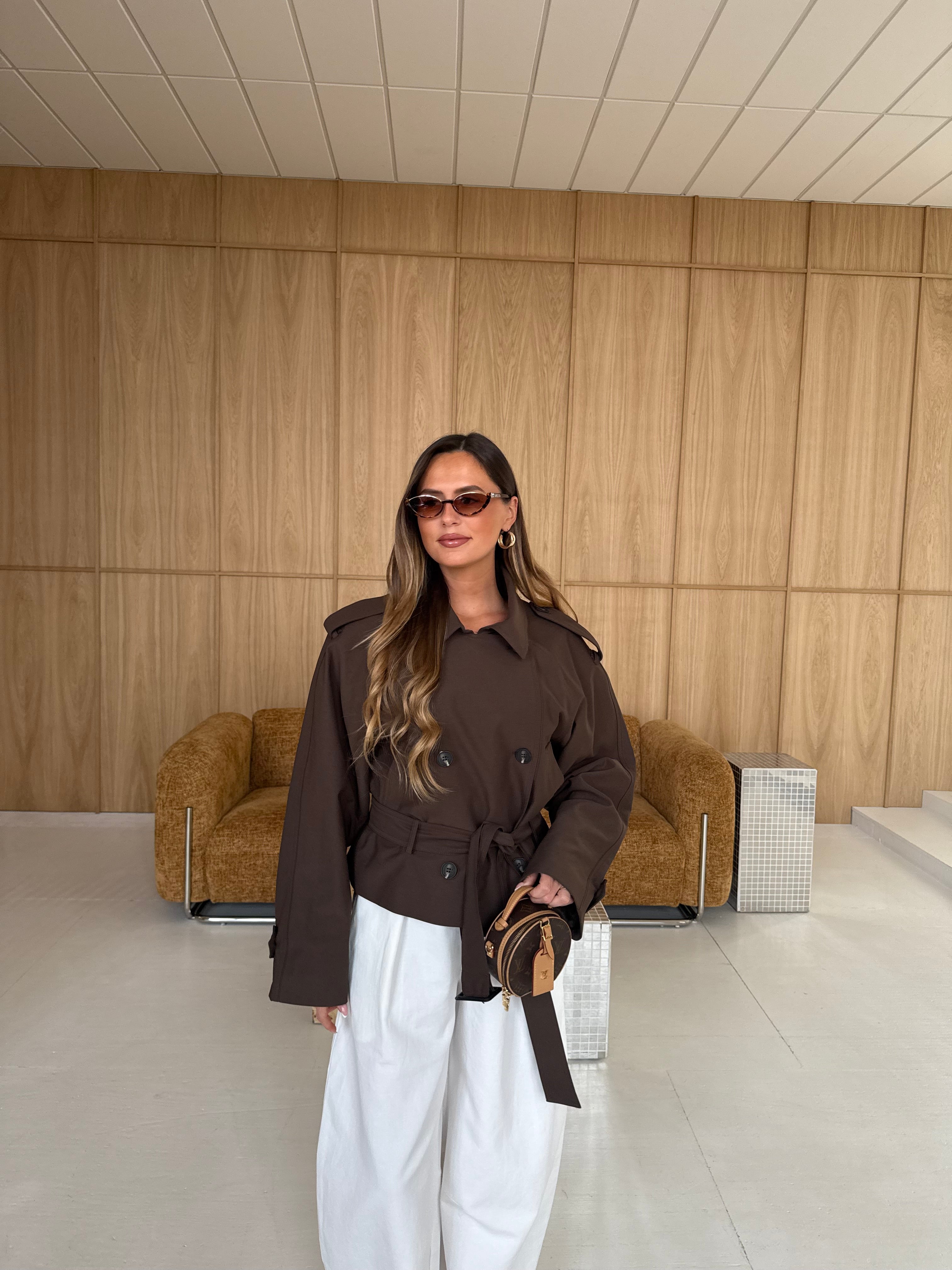 Trench court ANDREA marron (W25257)