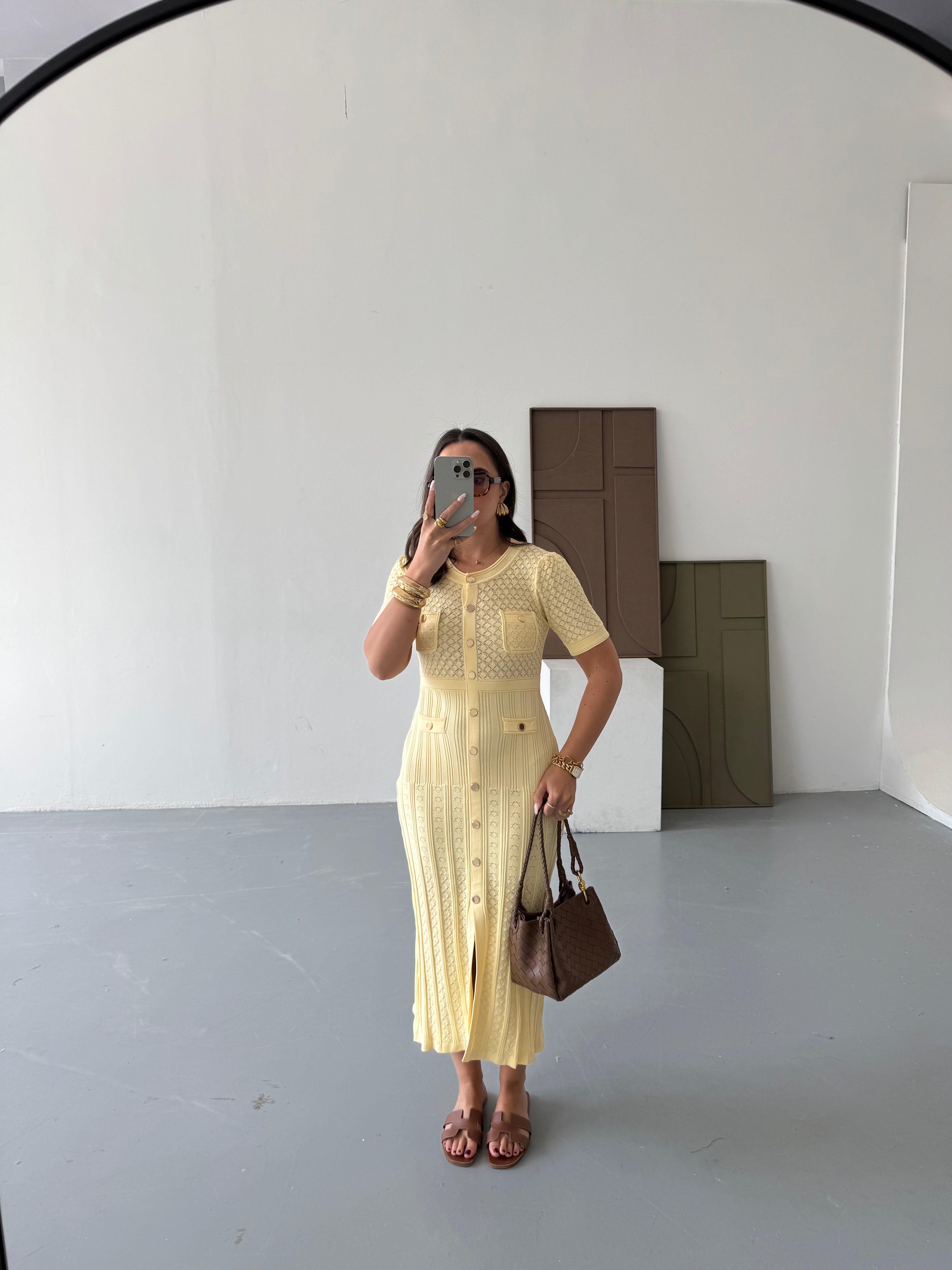 Robe ROSA jaune (3132)