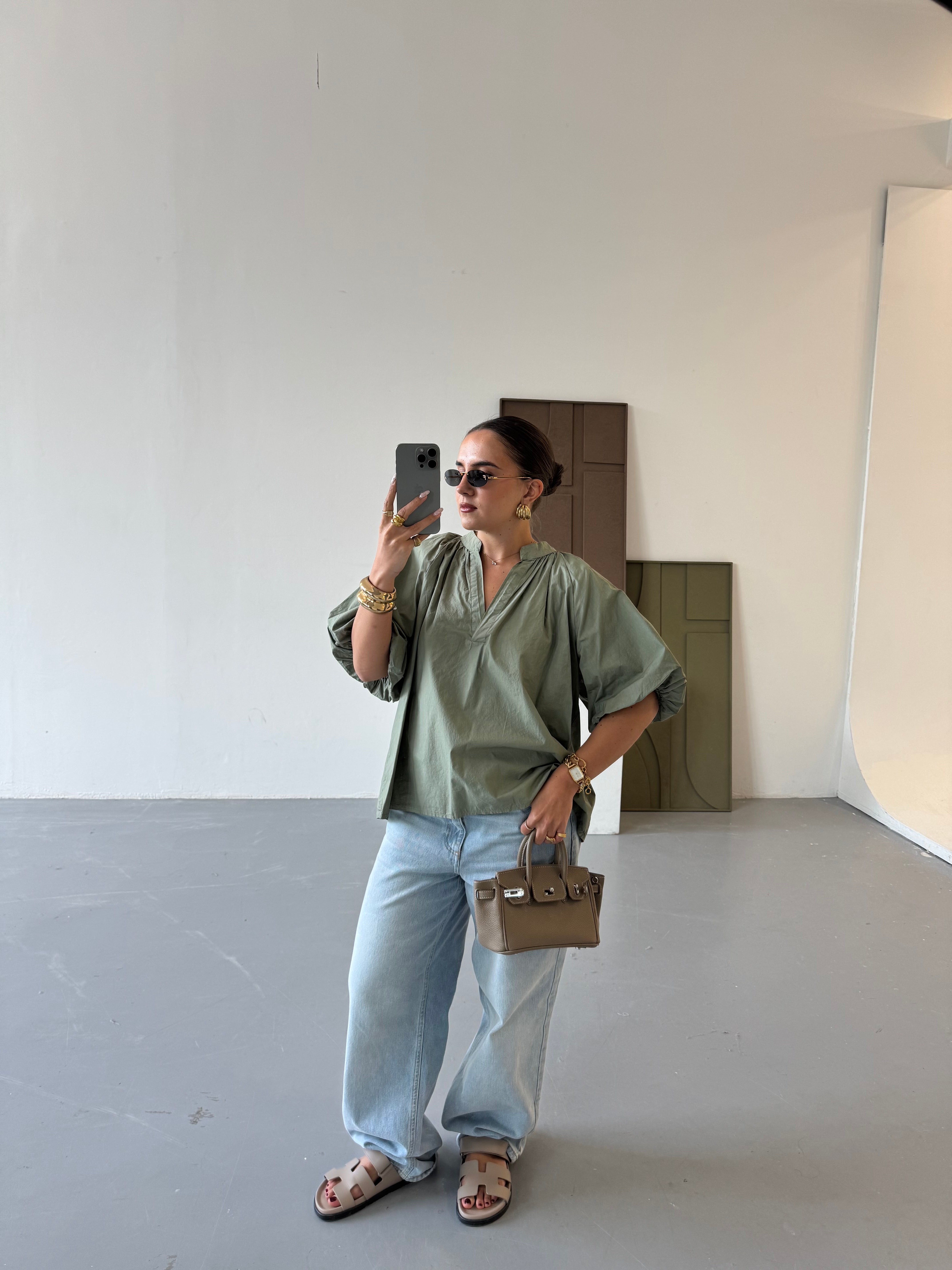 Chemise LISA kaki (82019)
