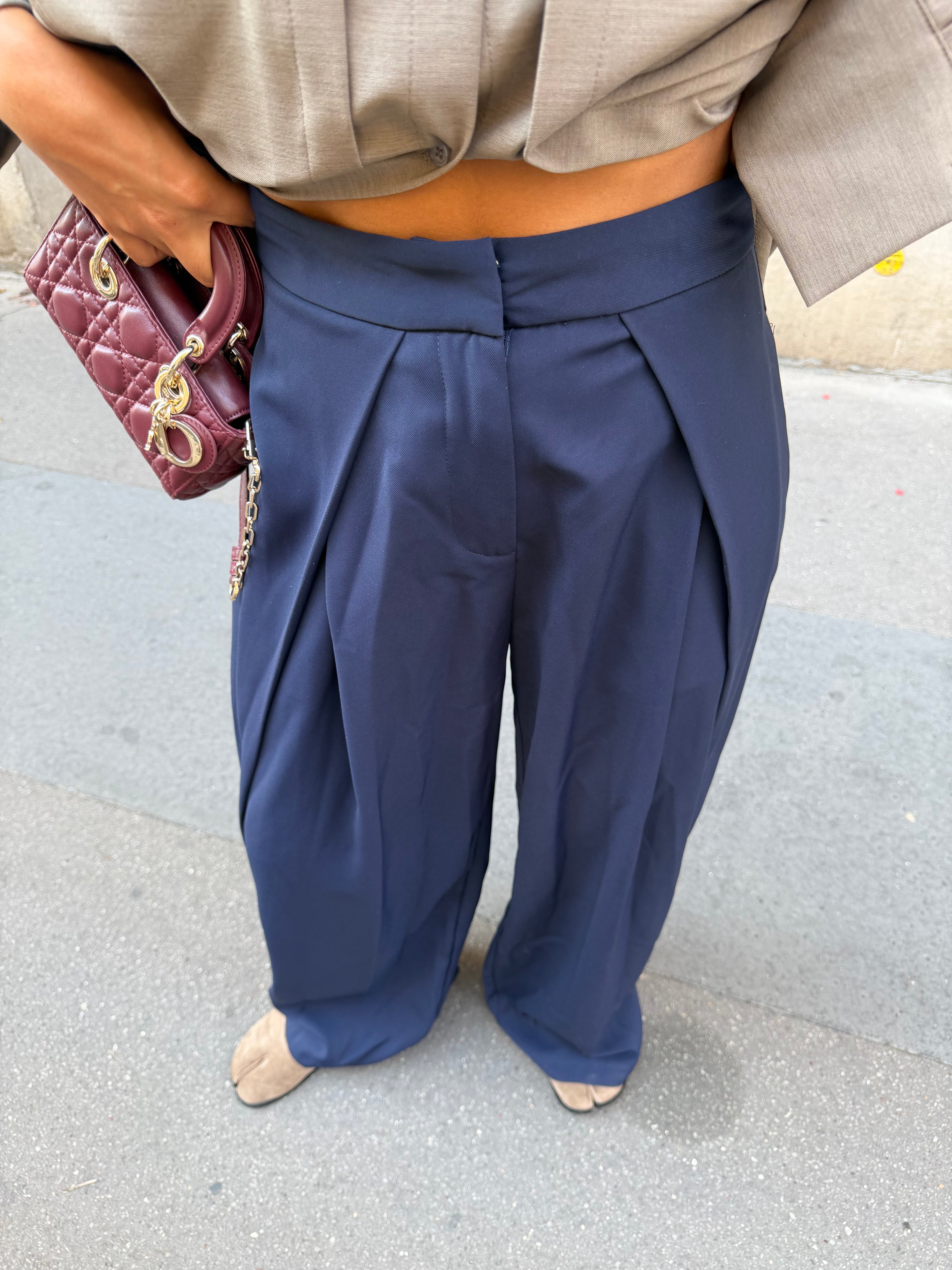 Pantalon pince ALBA bleu marine  (L115)