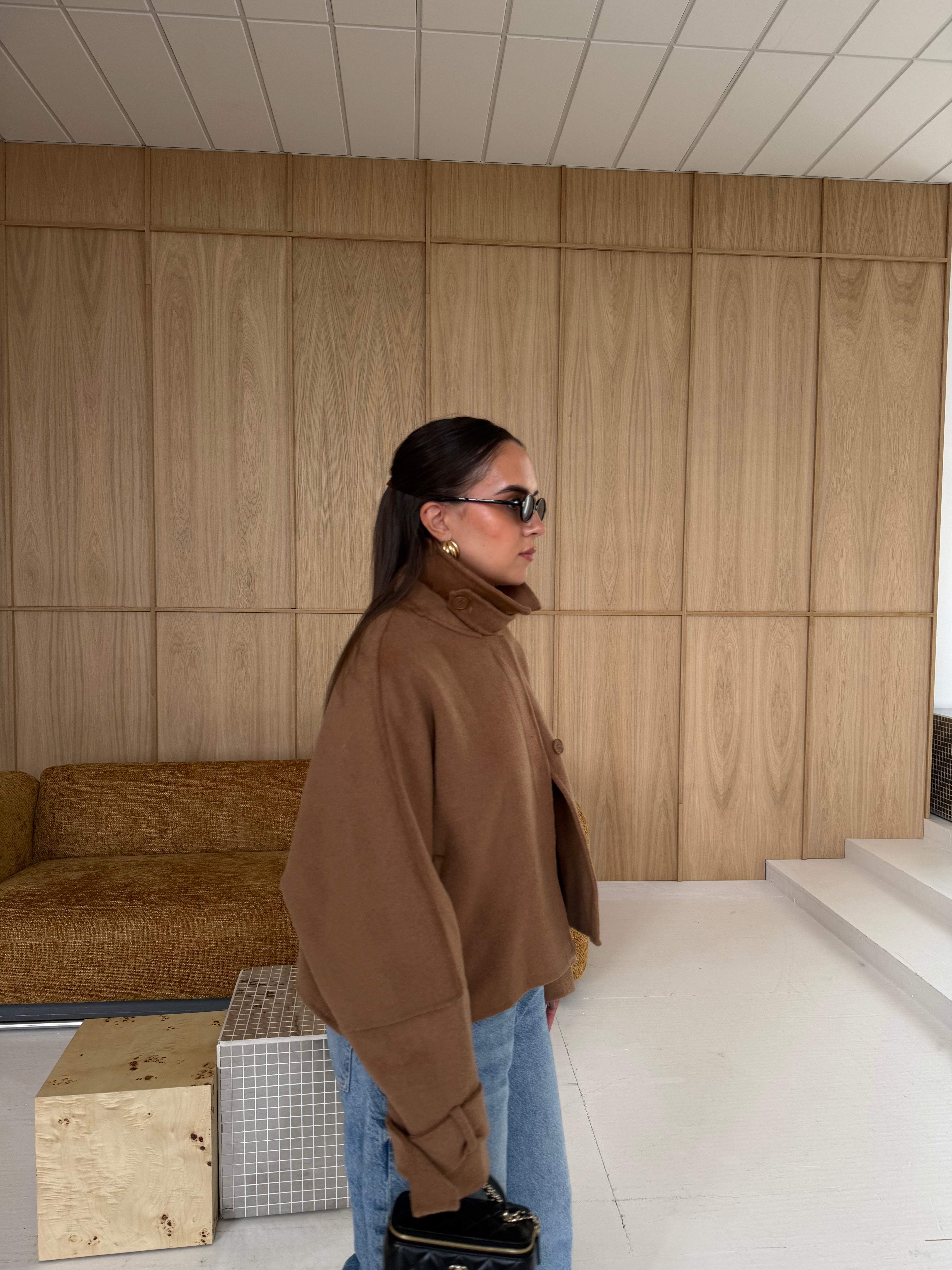 Manteau court MC camel