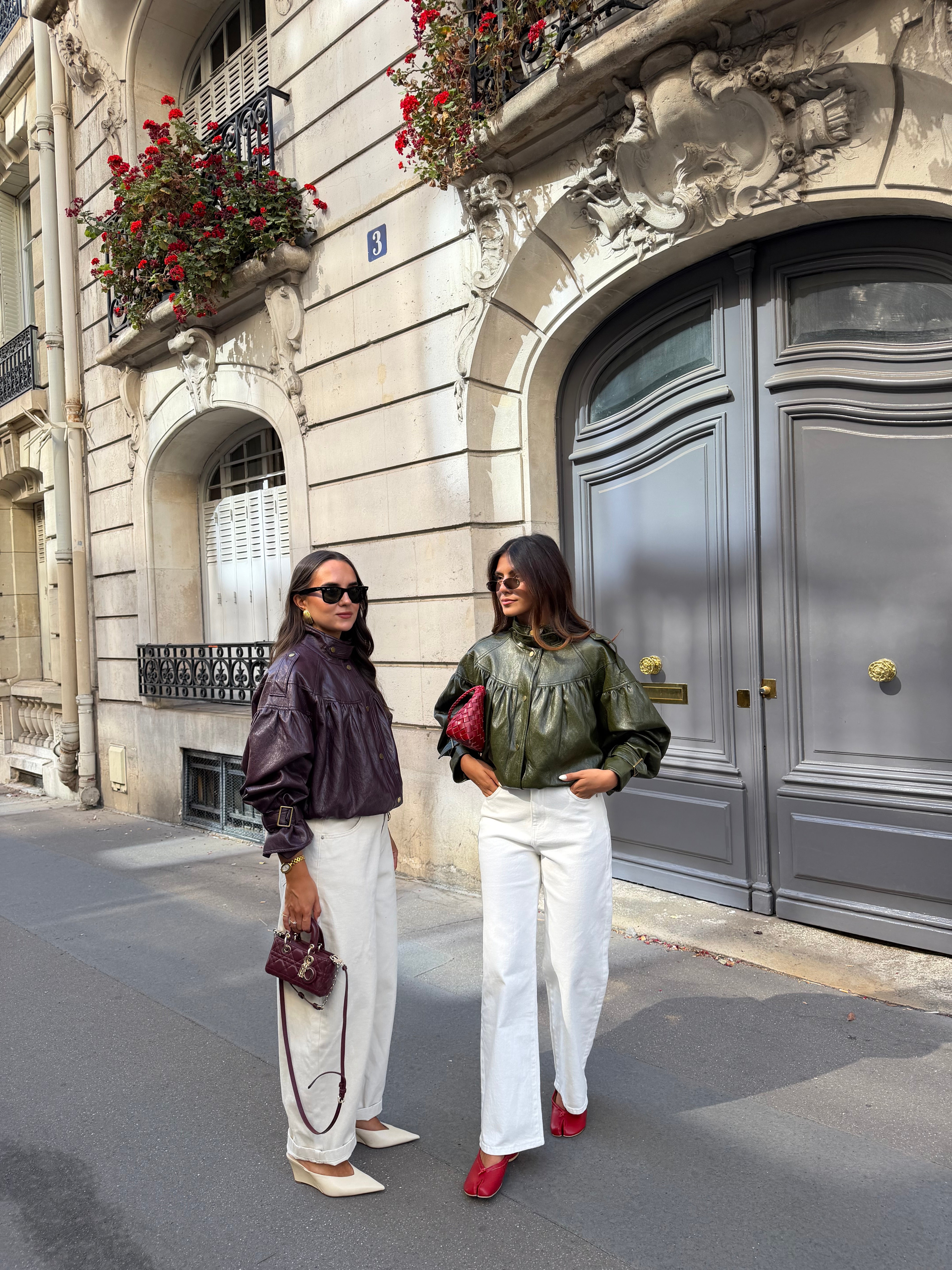 Veste similicuir LOLA violette (RD9233)