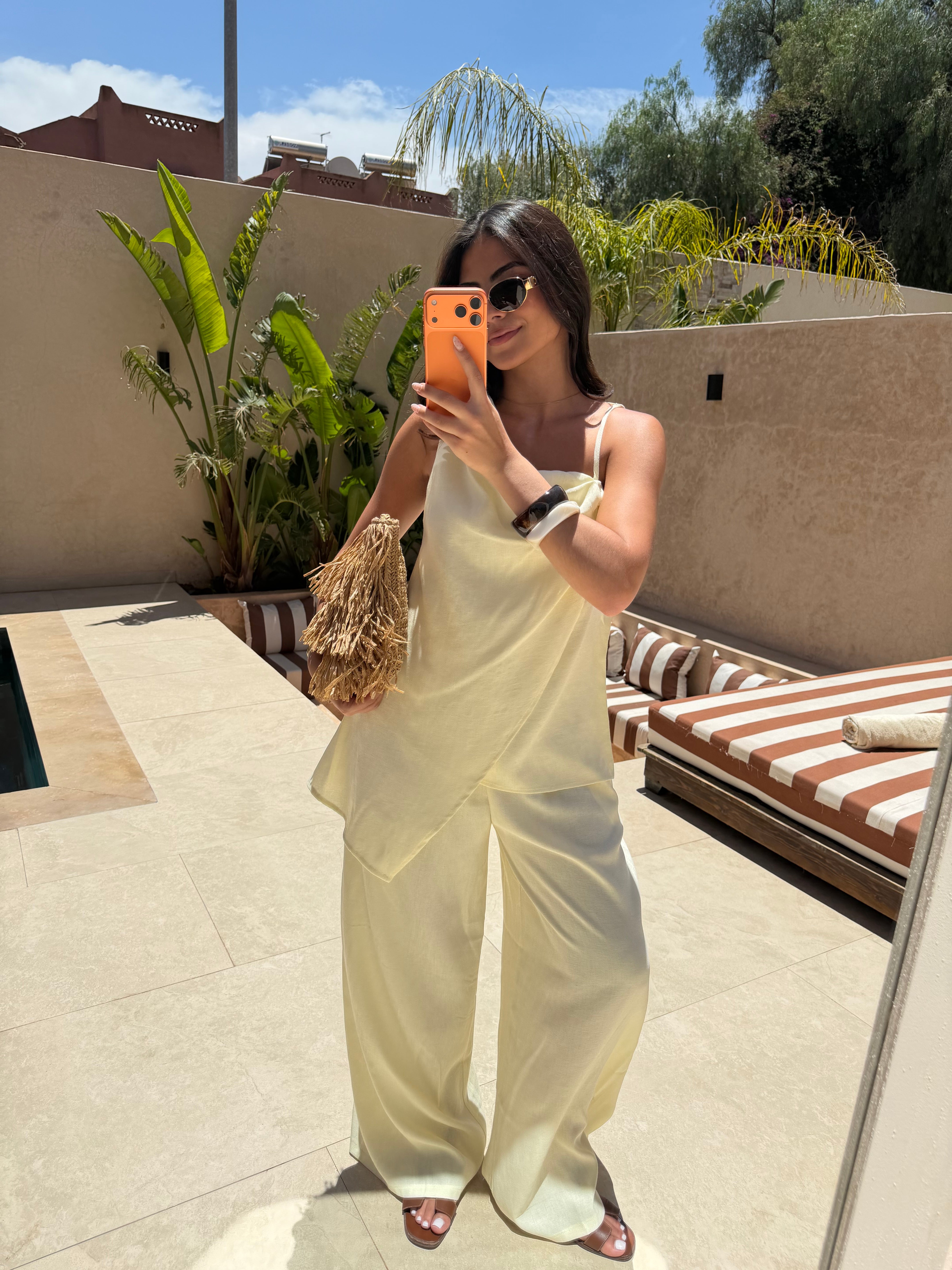 Ensemble PERLE jaune  (26CY632)