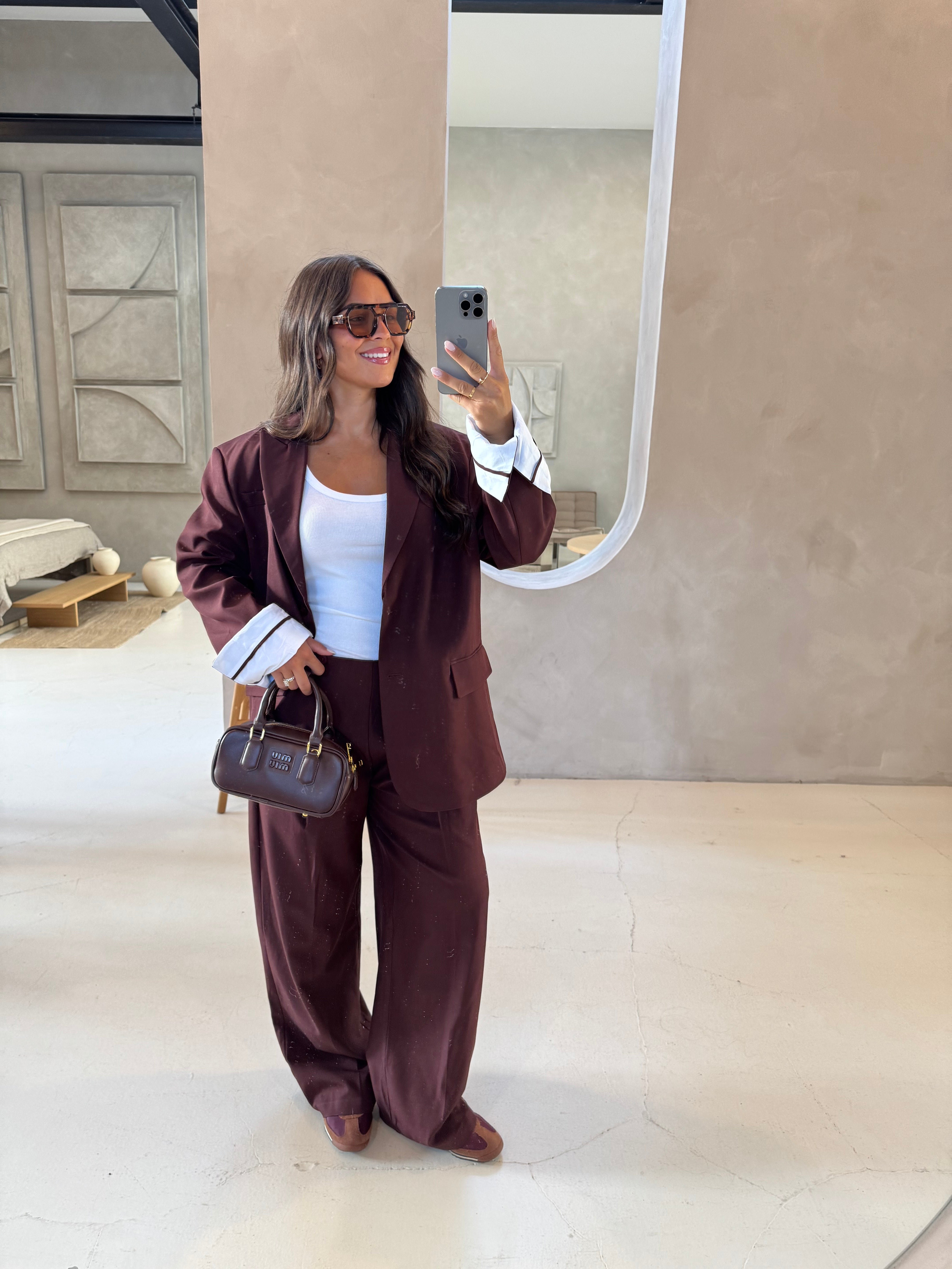 Blazer MINA bordeaux  (3171)