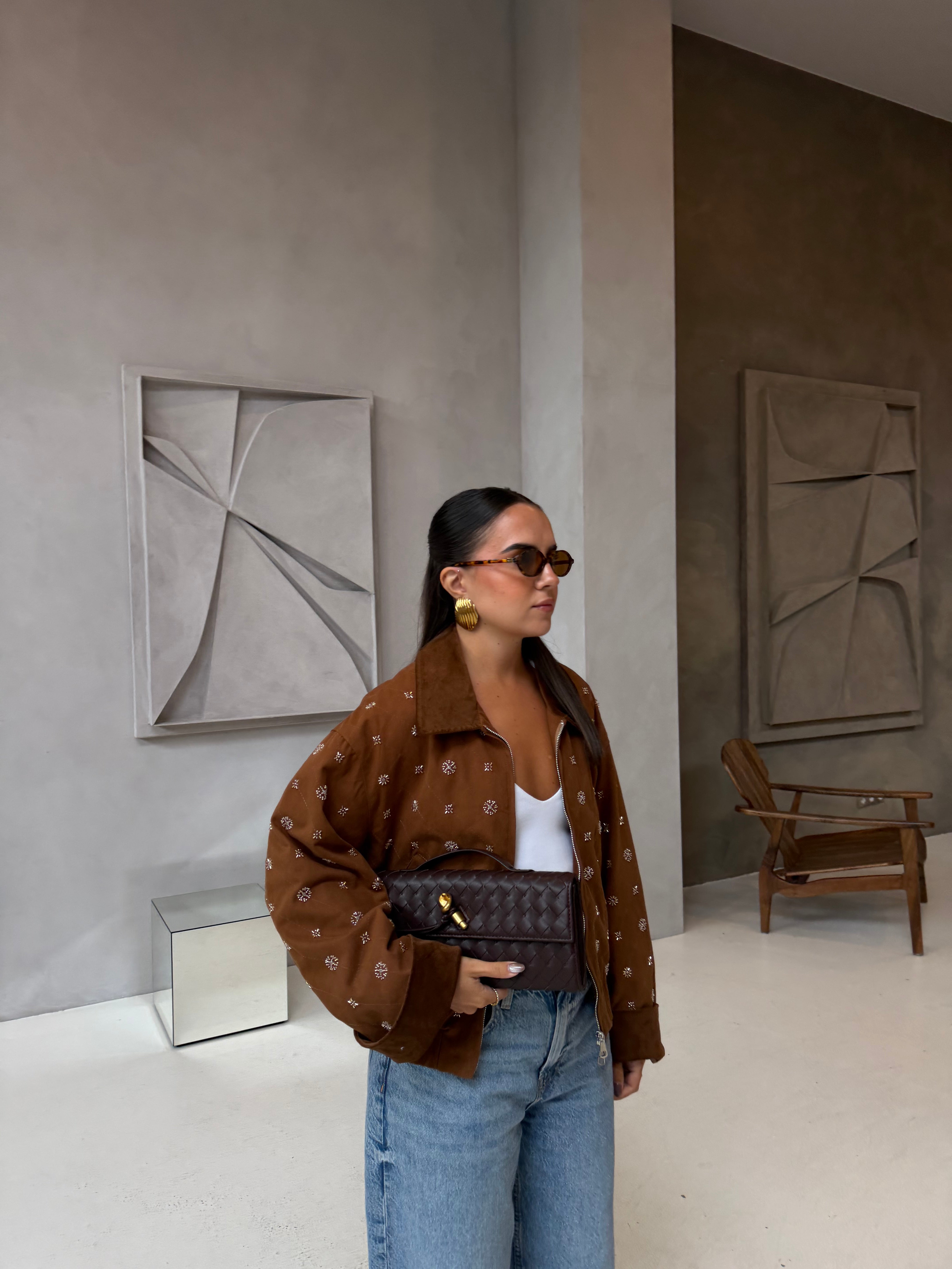 Veste DIAL marron (V11732)