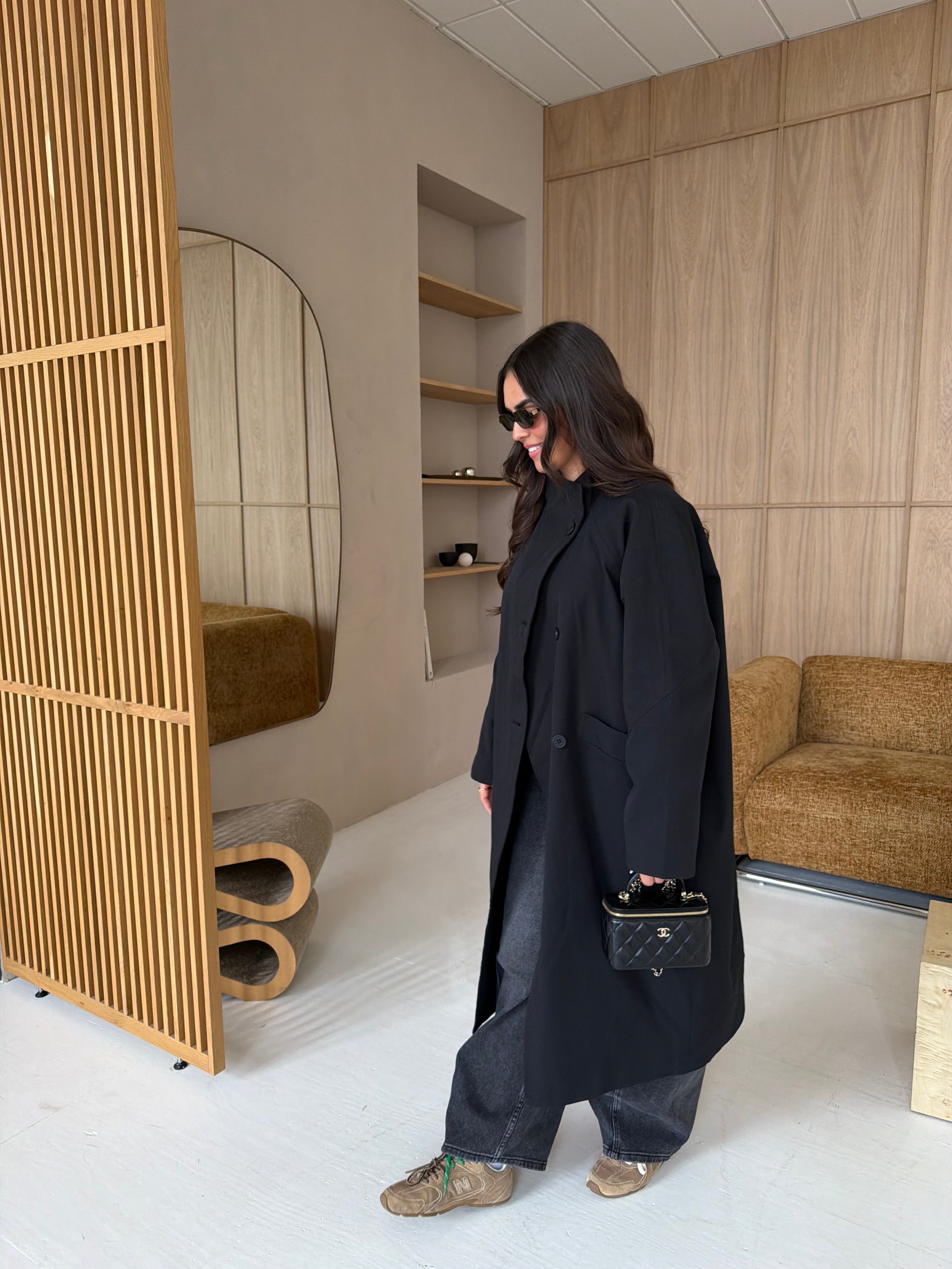 Trench KATIA noir (MA7237)