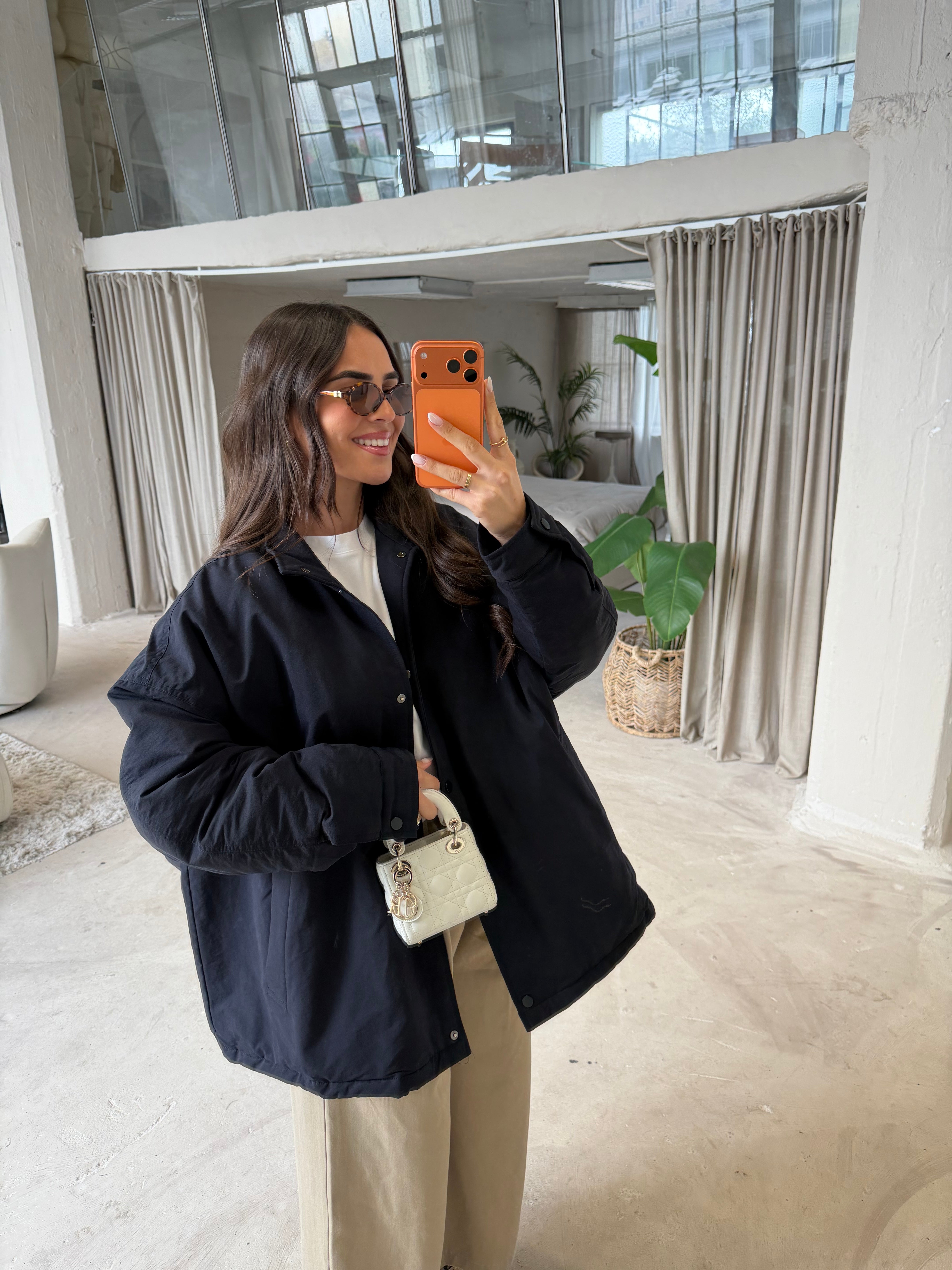 Manteau BANA bleu marine (53046)