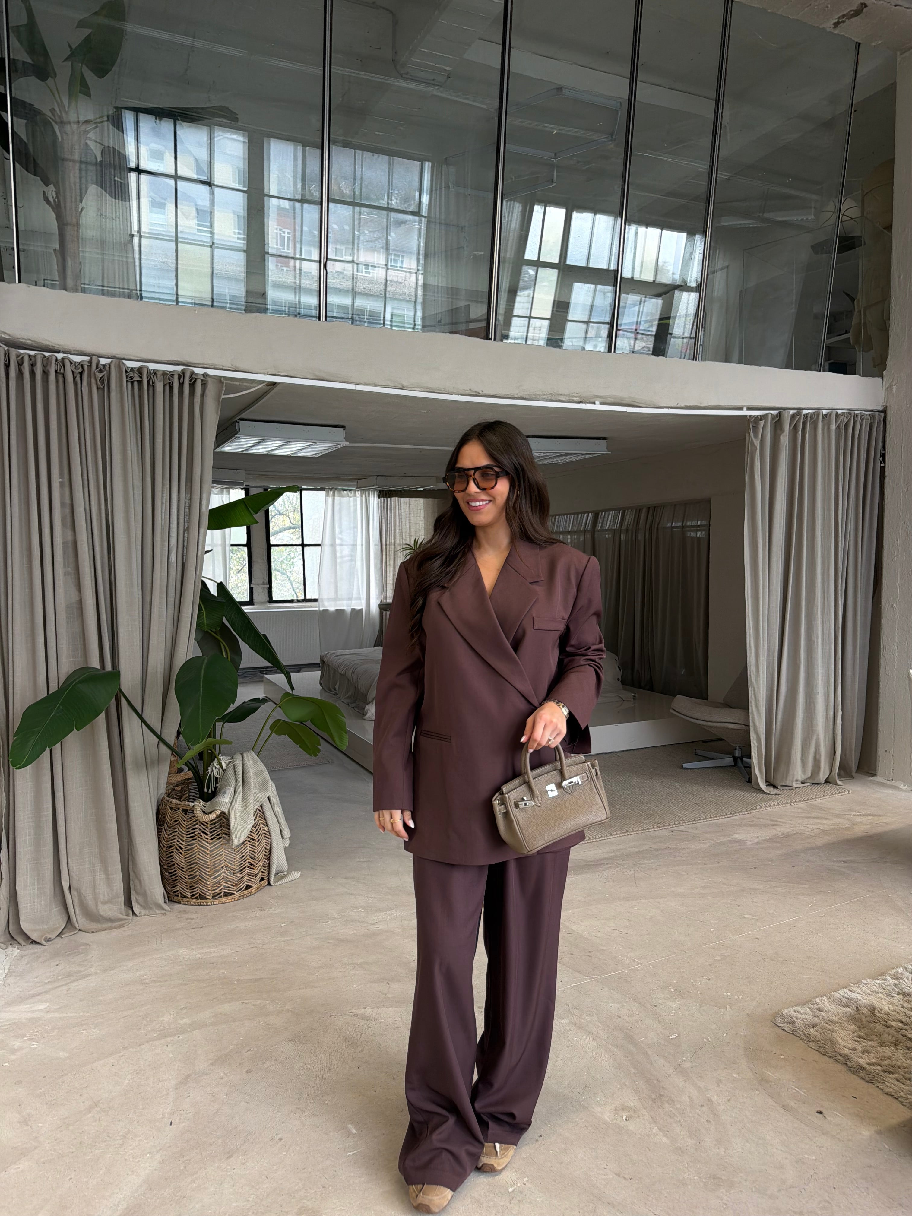 Pantalon parisienne prune (P24737)