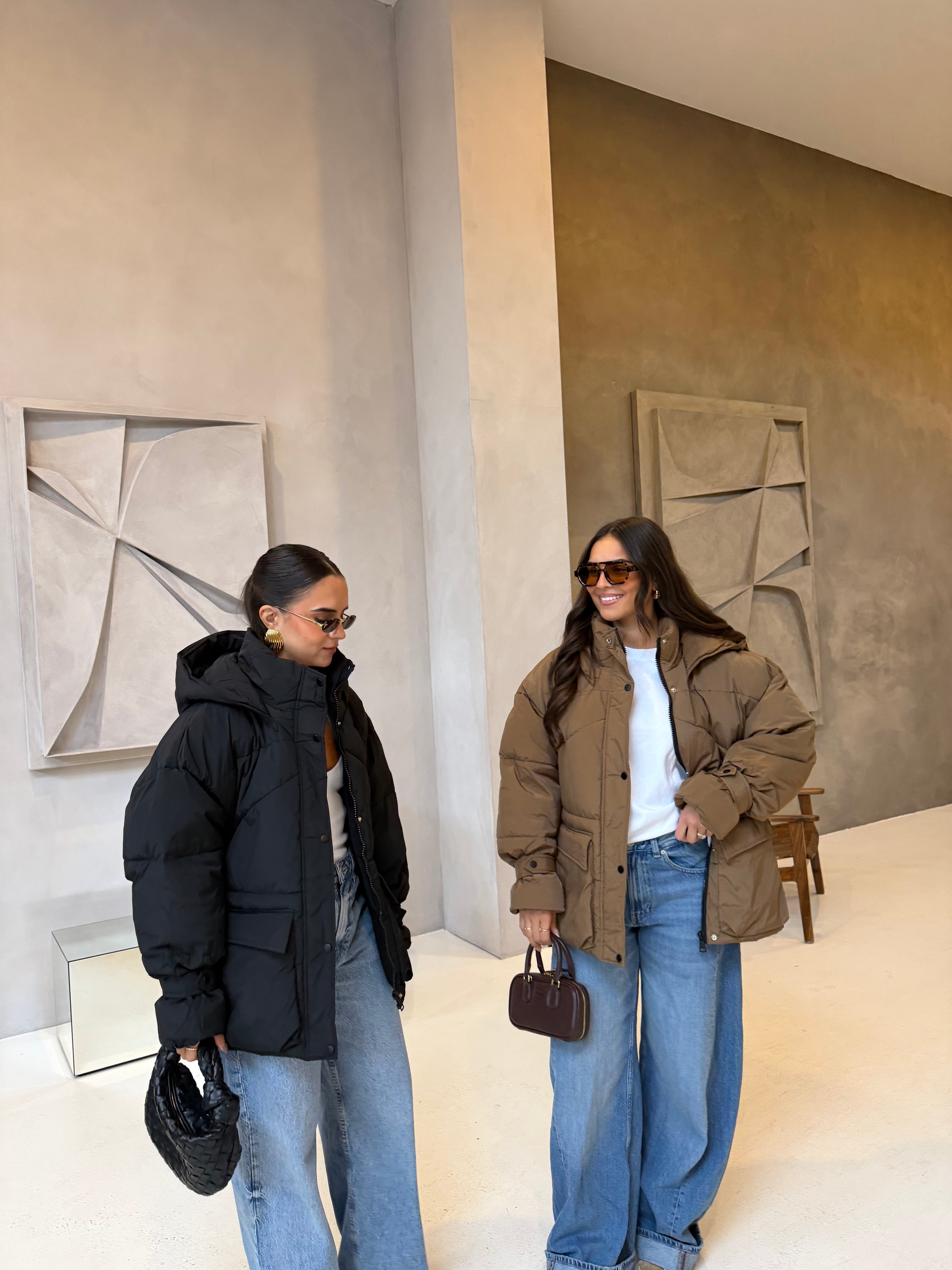 Doudoune ESTAN marron (J001-1)