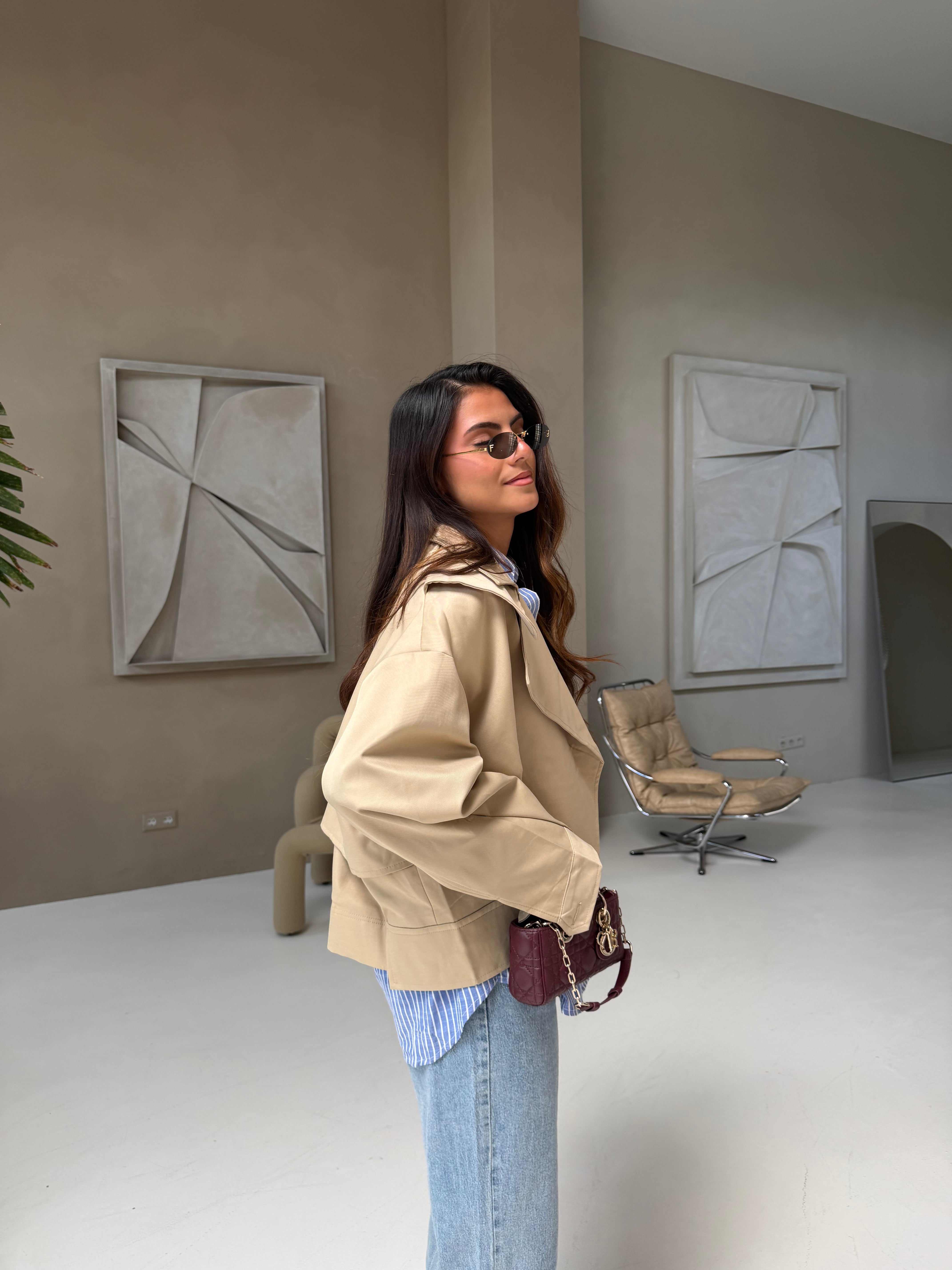 Trench AUTOMNE taupe (VE7196)