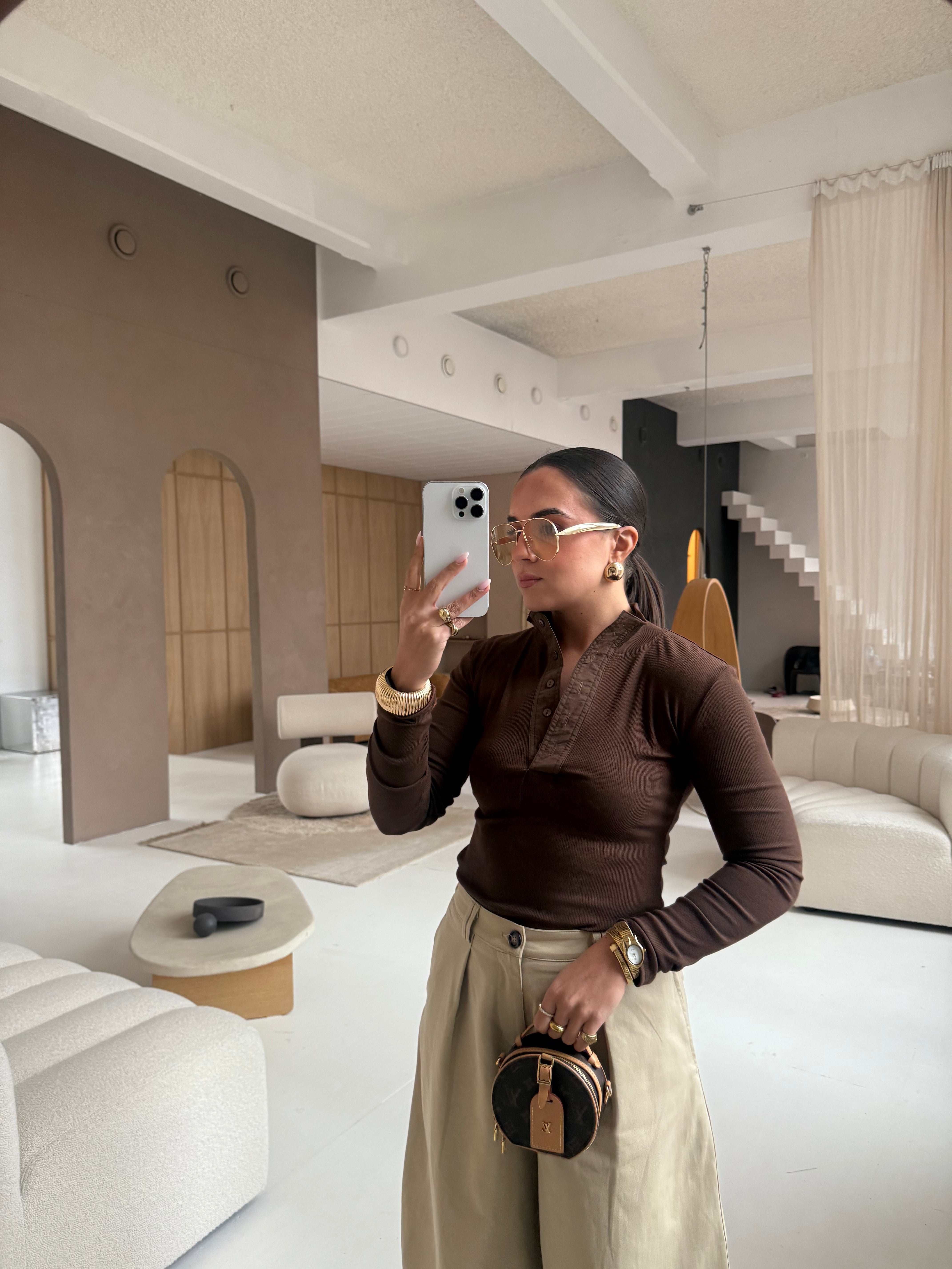 Sous pull marron (26CY613)