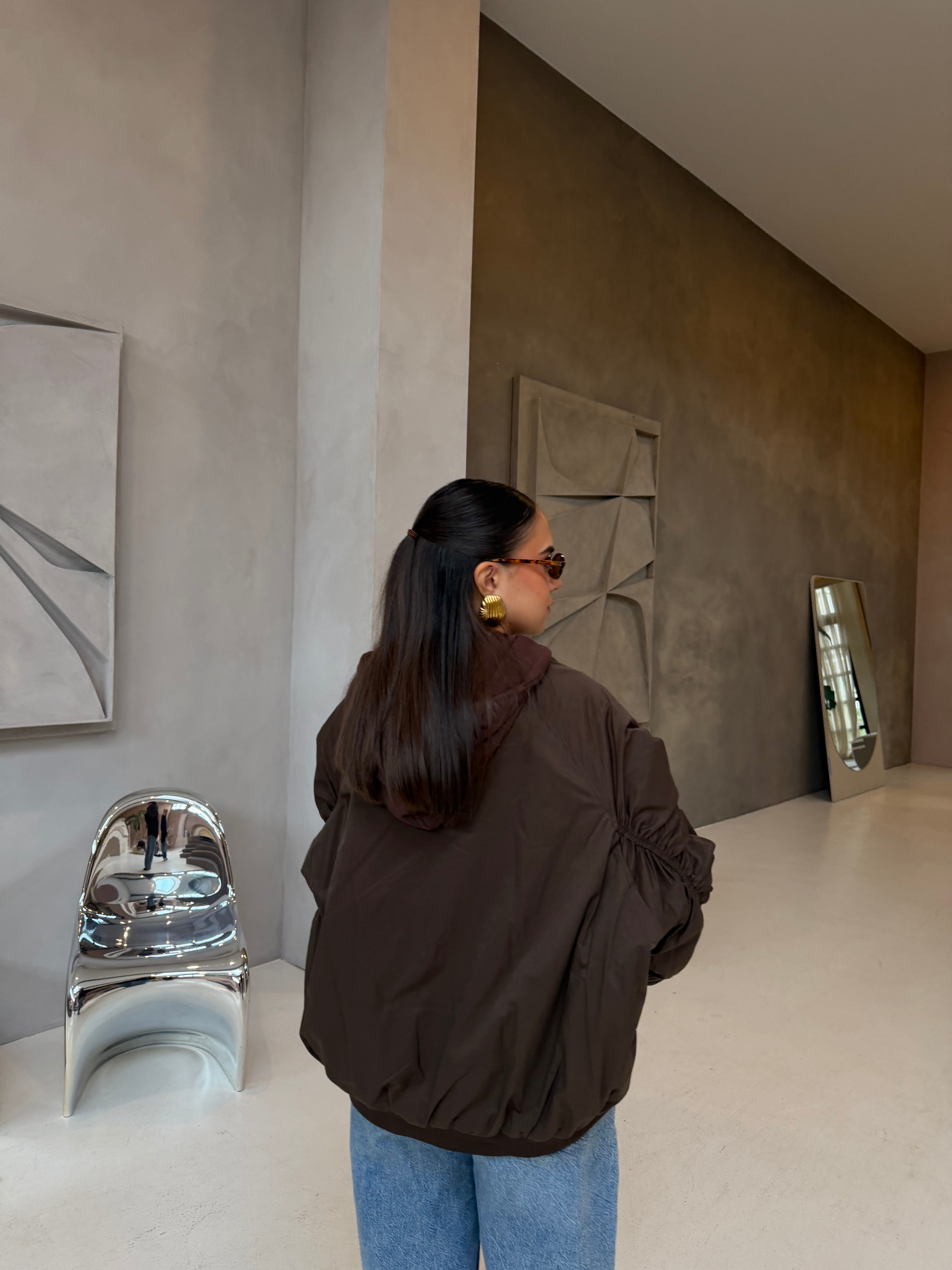 Bombers LONDON marron