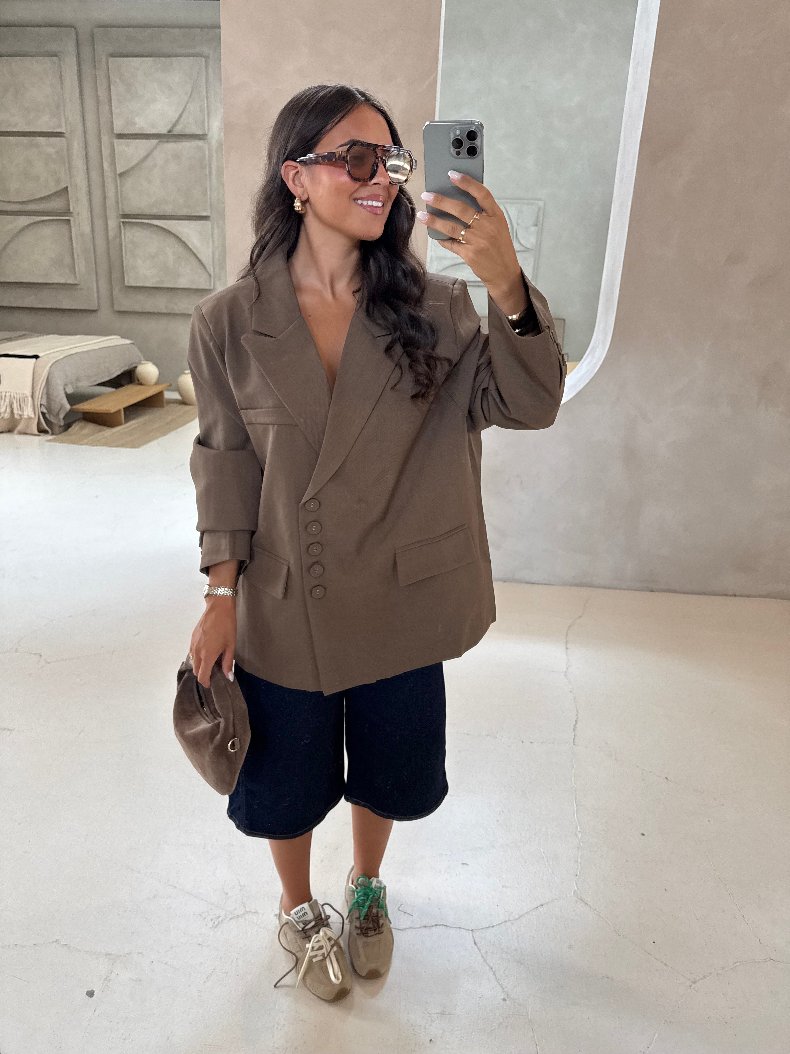 Blazer CARDIF taupe