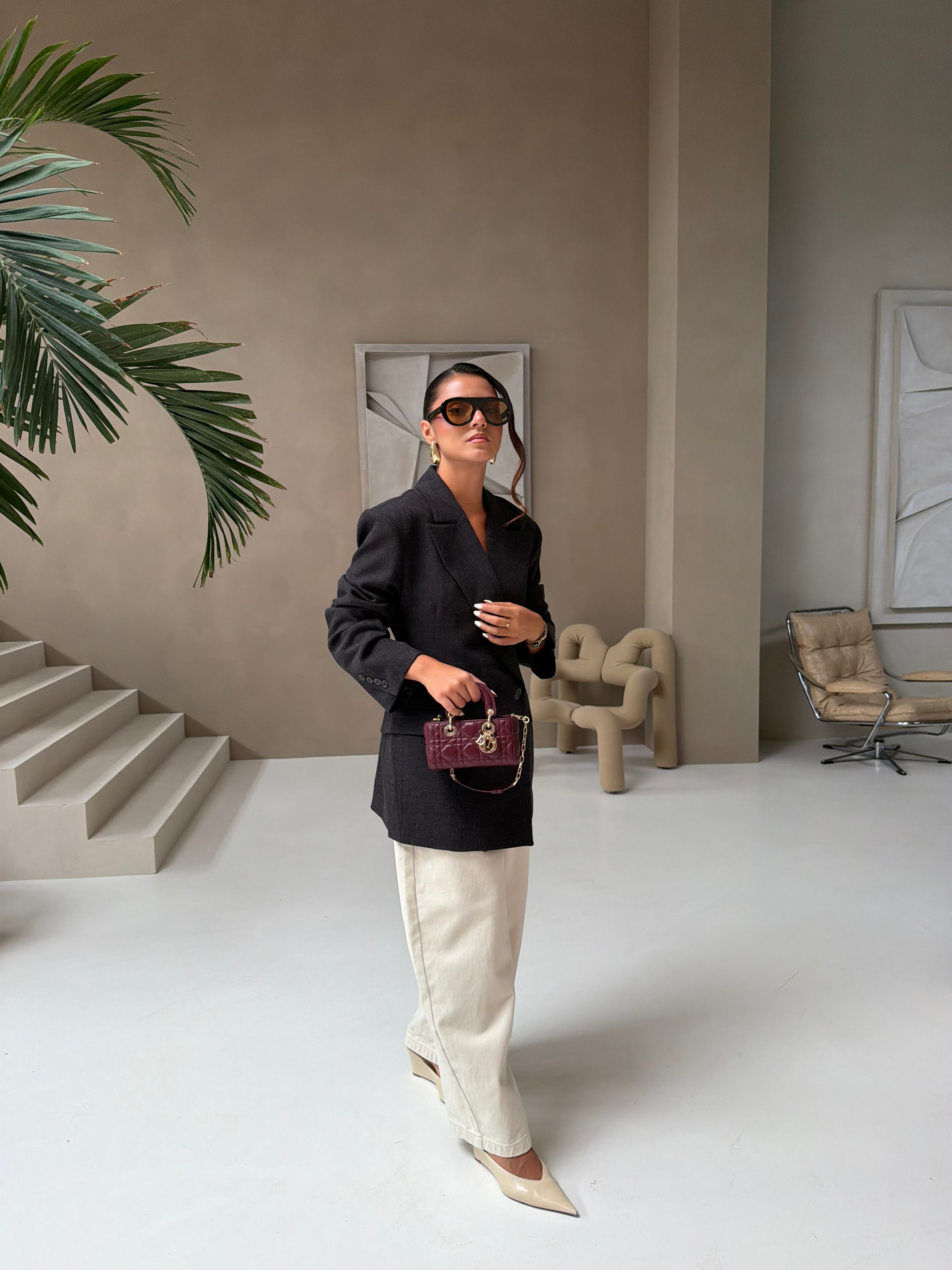 Blazer GANCIA noir (WV057)