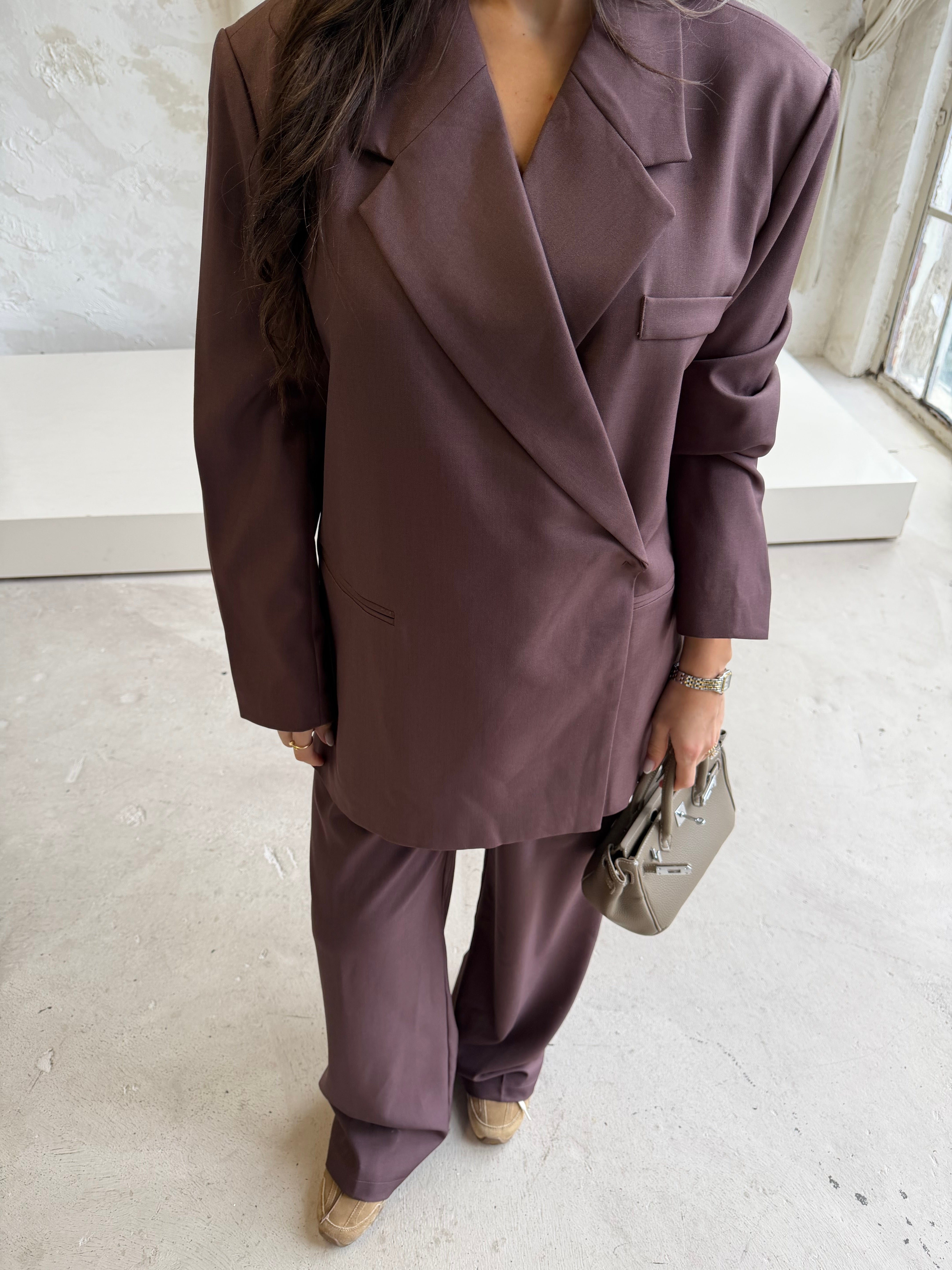 Blazer PARISIENNE prune (W24763)