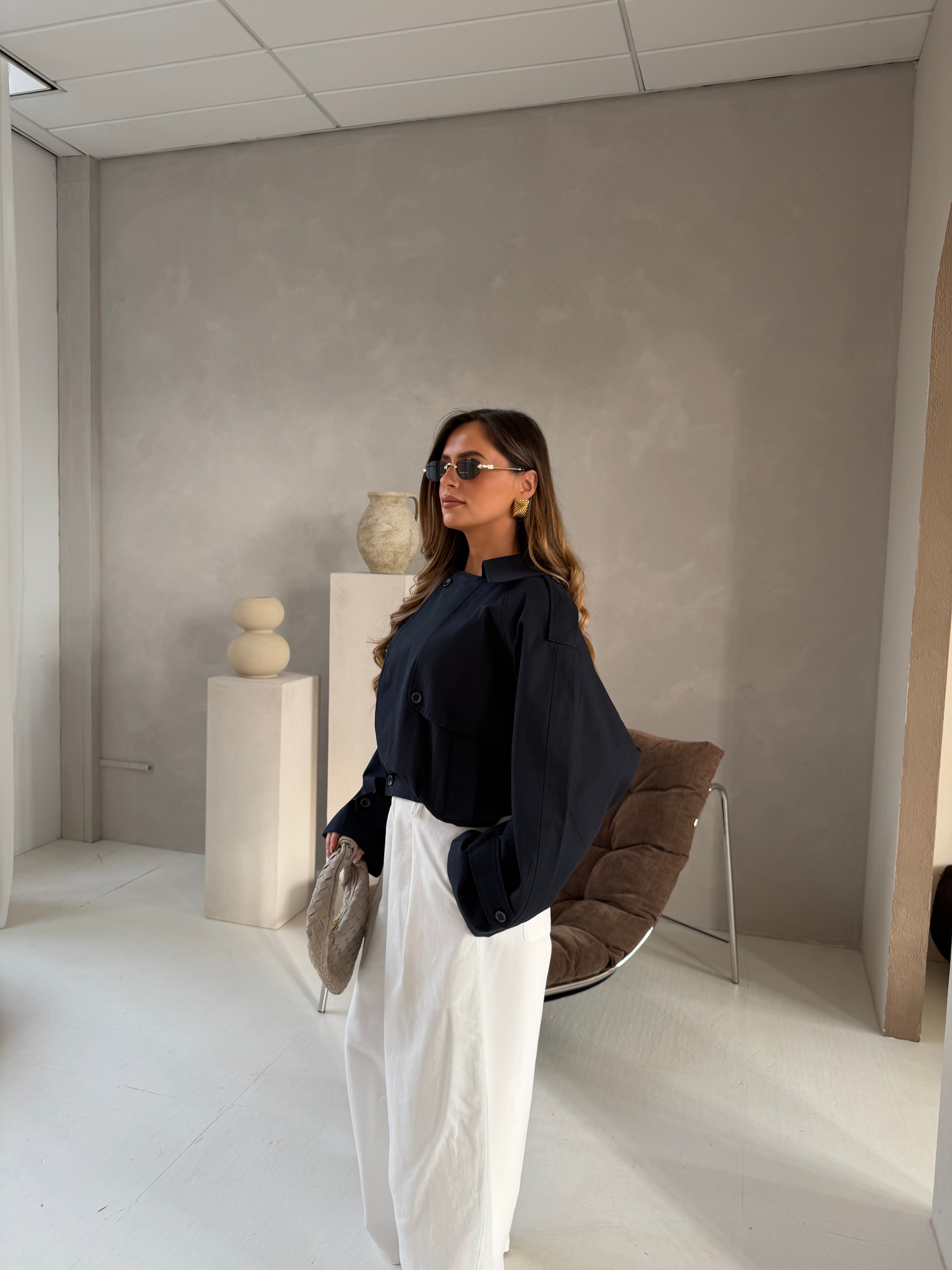 Veste PAULINE bleue (SC357)