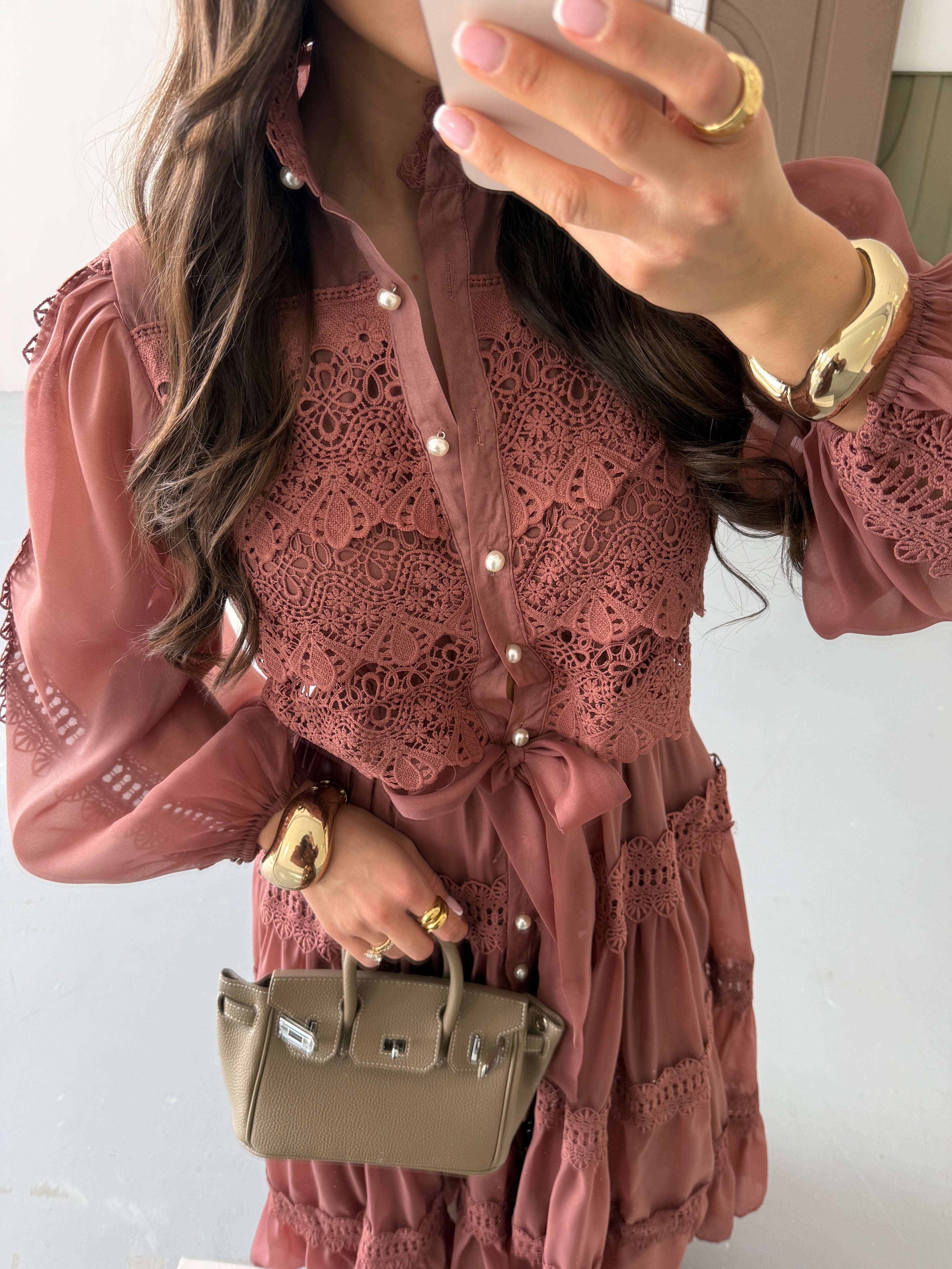 Robe AZA pourpre