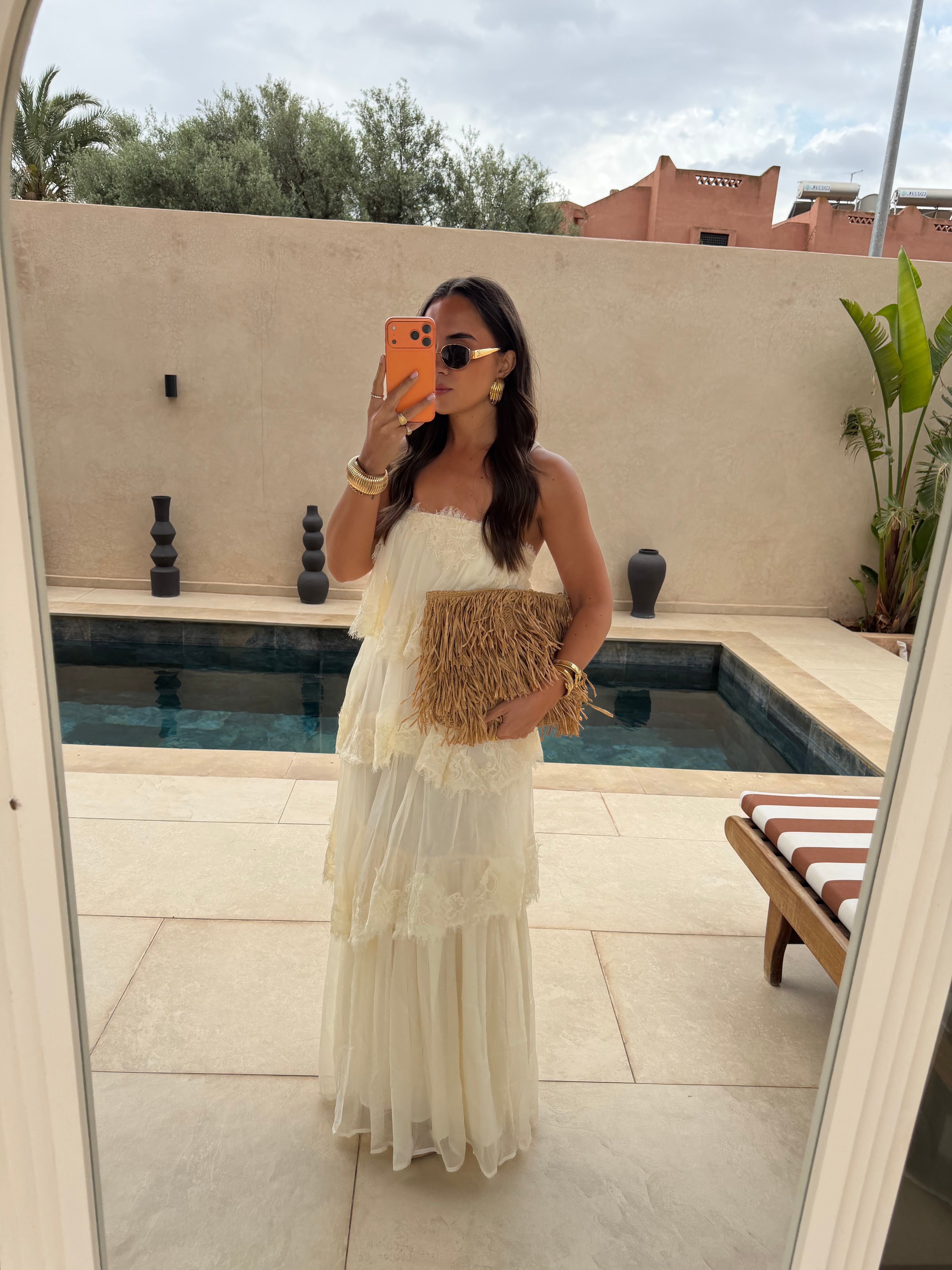 Robe BELANA crème