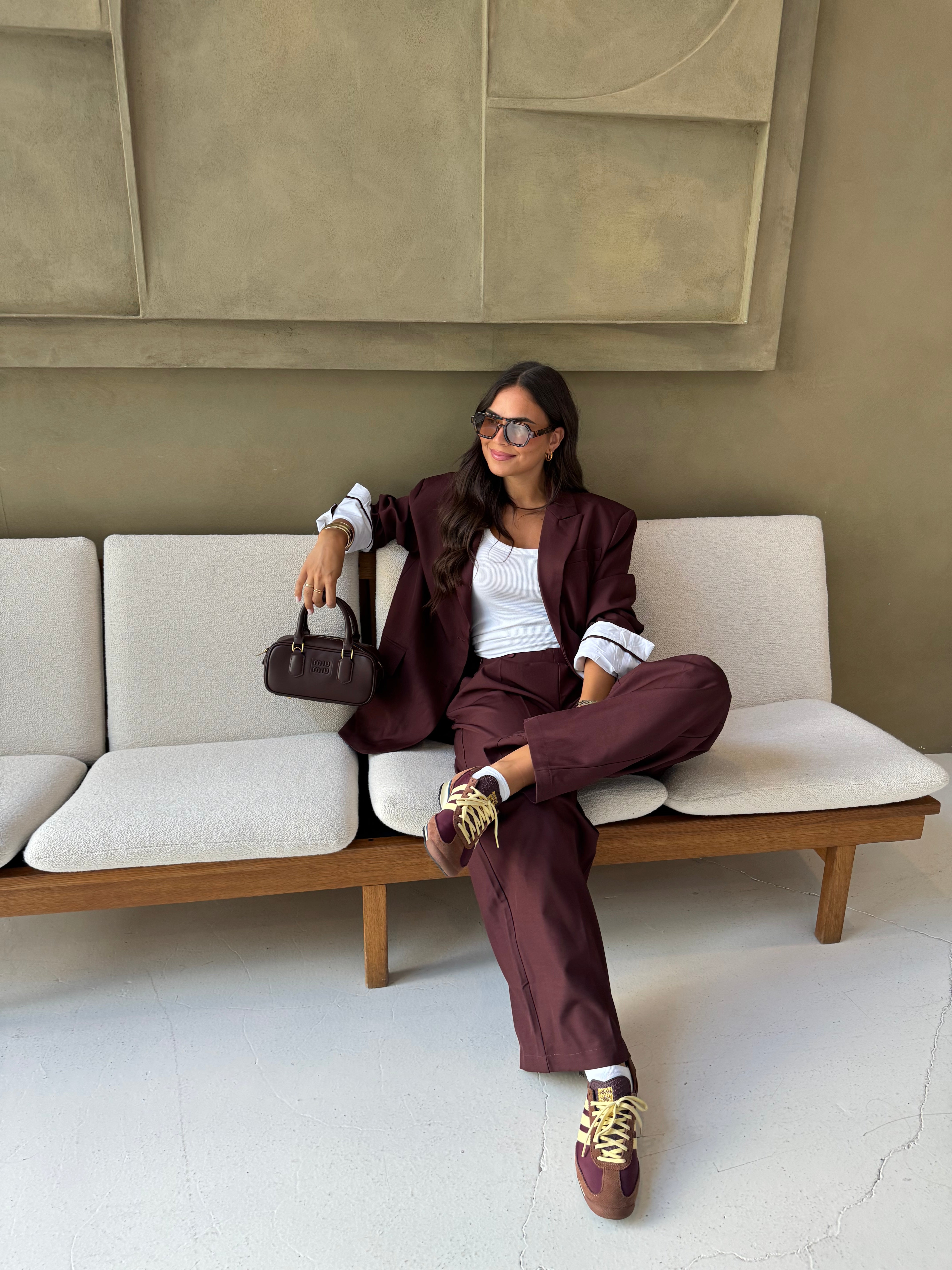 Blazer MINA bordeaux  (3171)