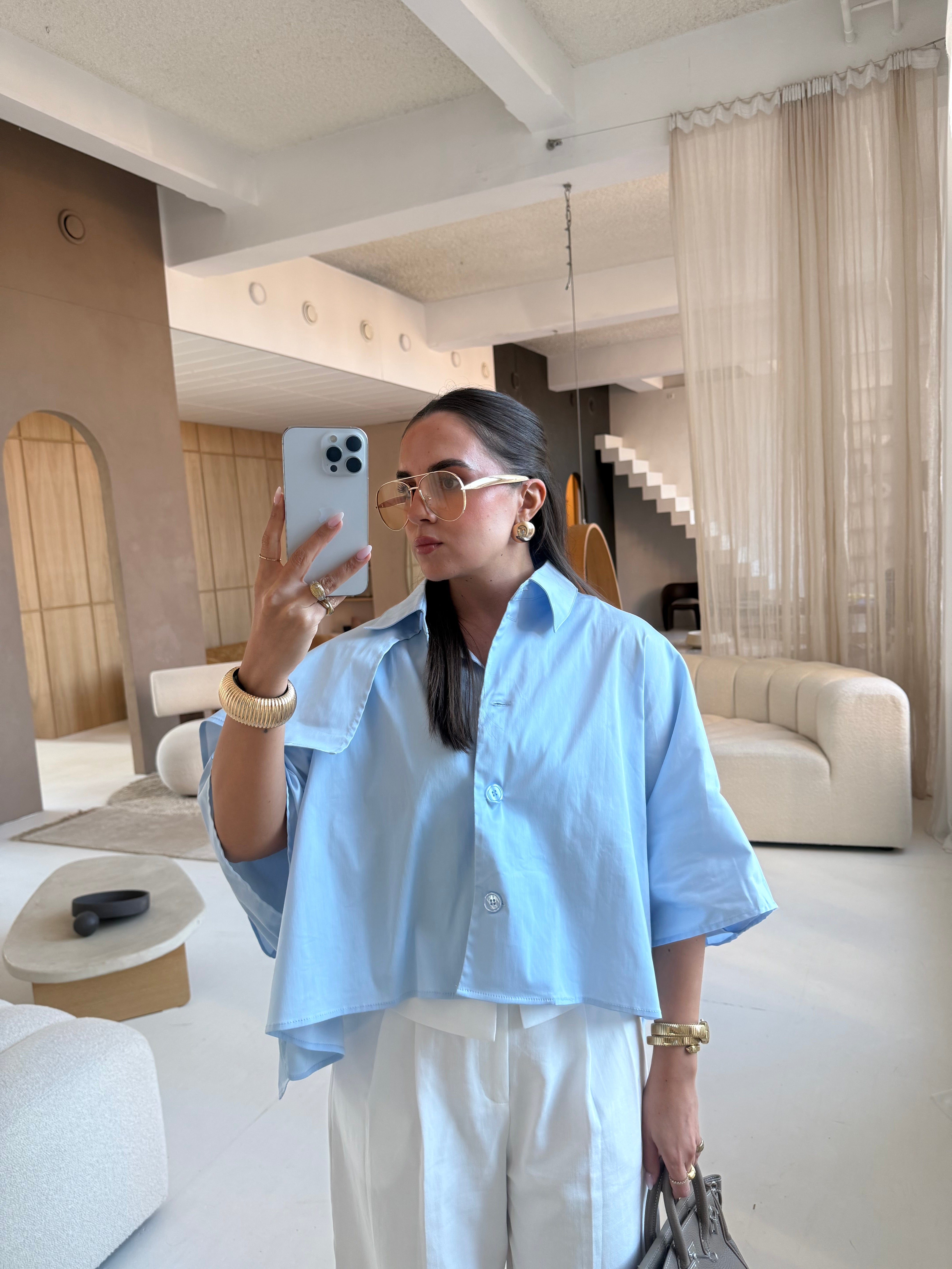 Chemise CAPE bleue (RM811)