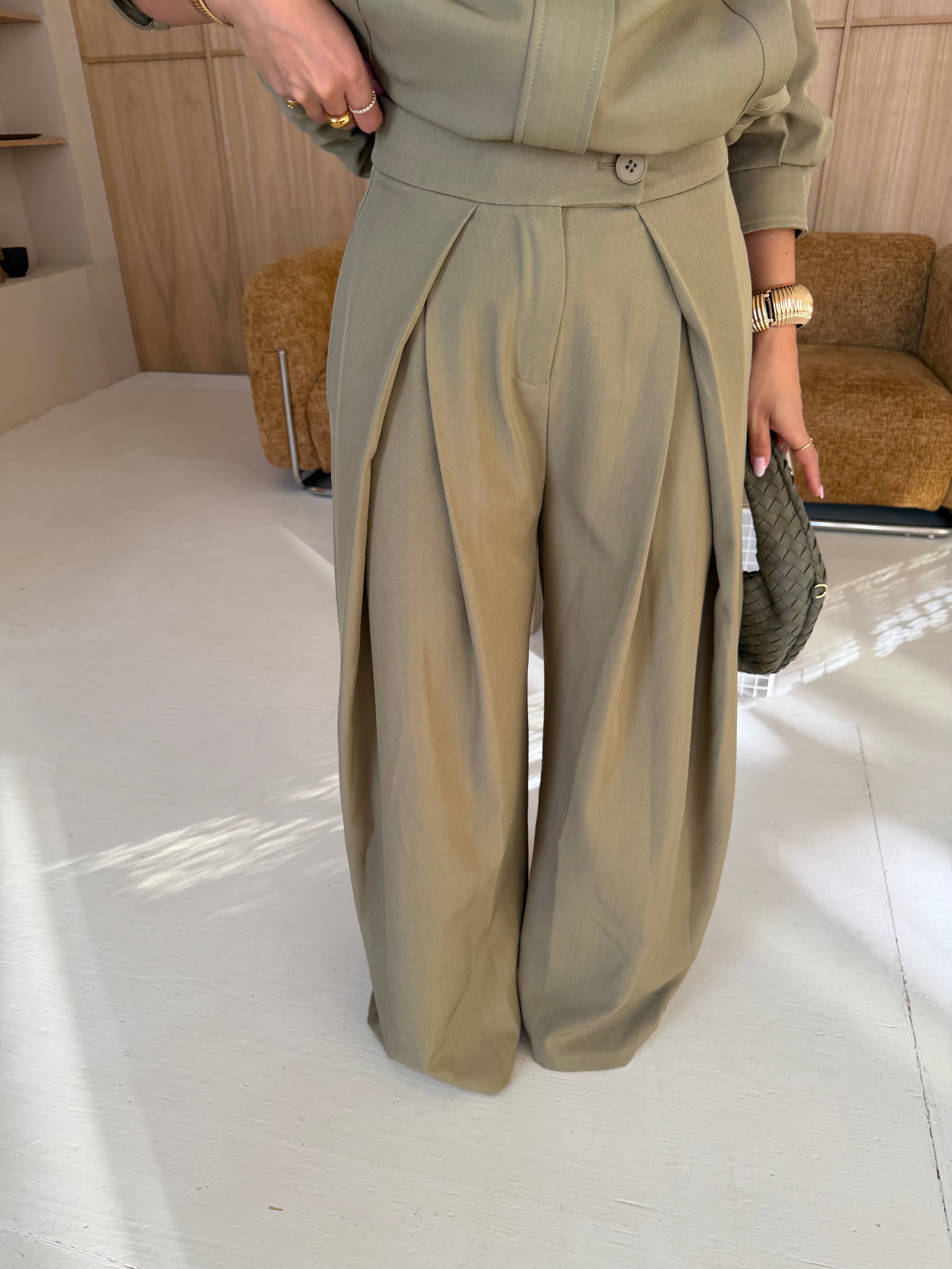 Pantalon CHELLA kaki
