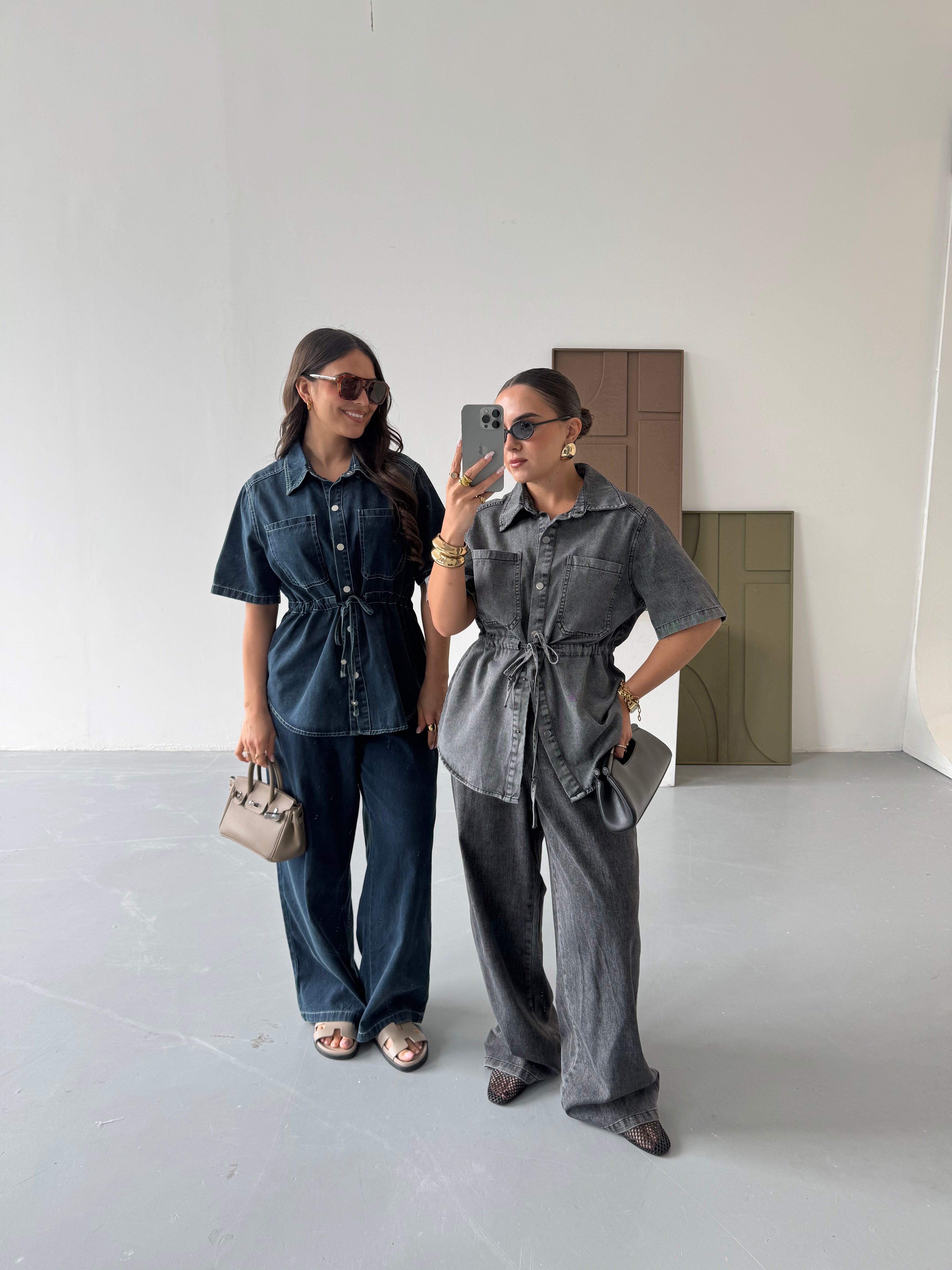 ENSEMBLE ALLY JEAN GRIS