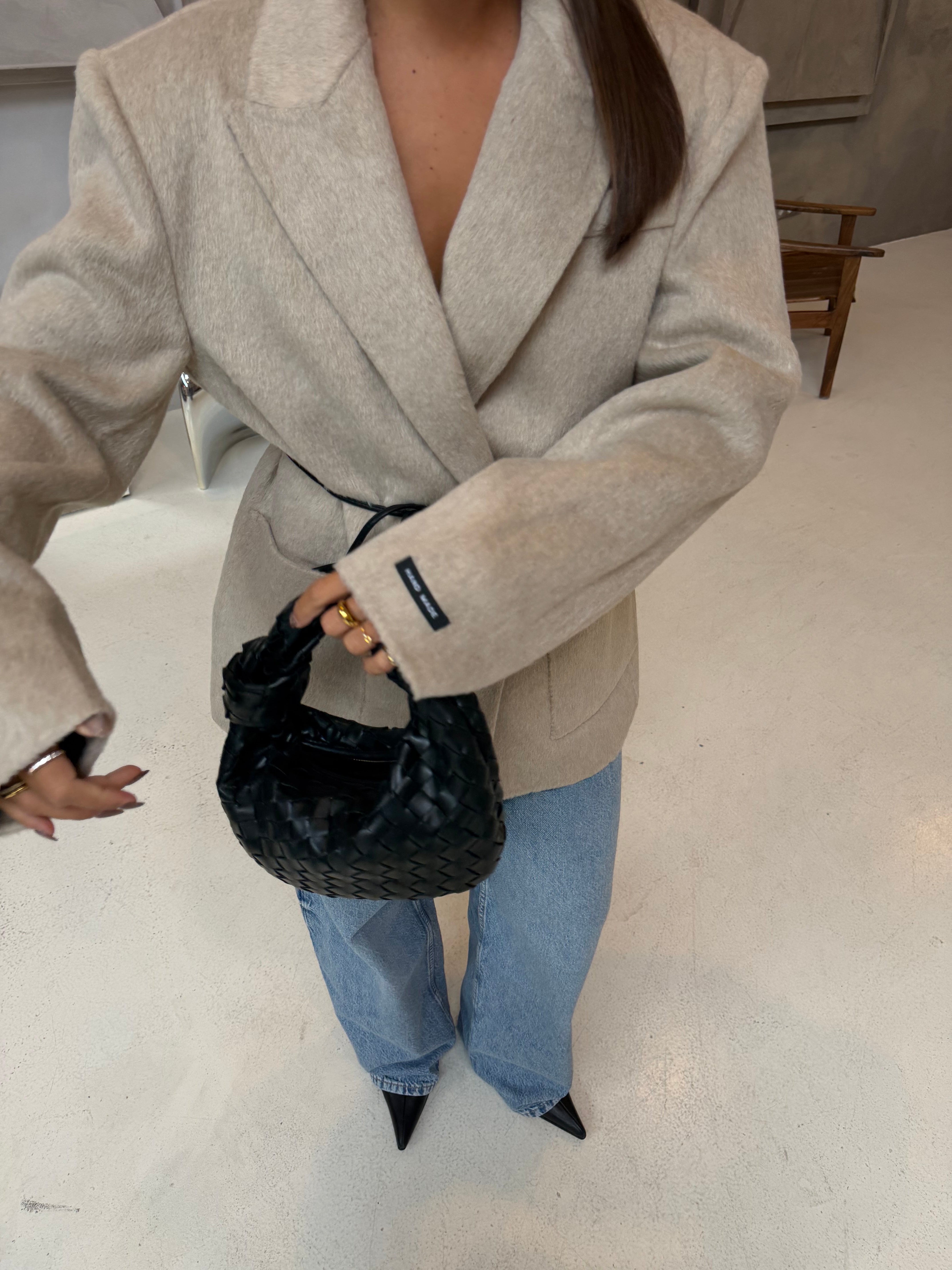 Manteau CACHEMIR blazer beige (3172)