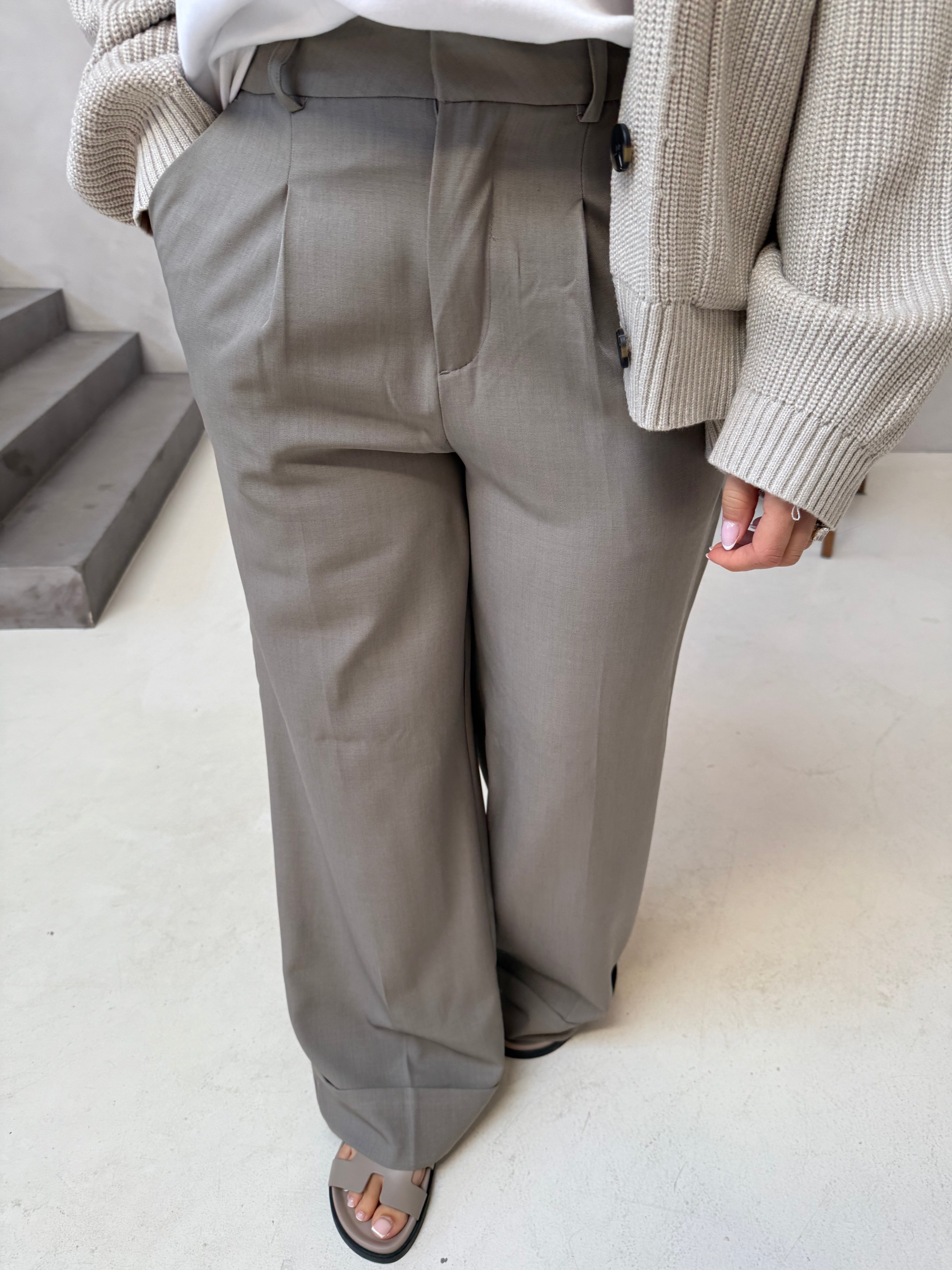 Pantalon VALENTINE taupe (81105)