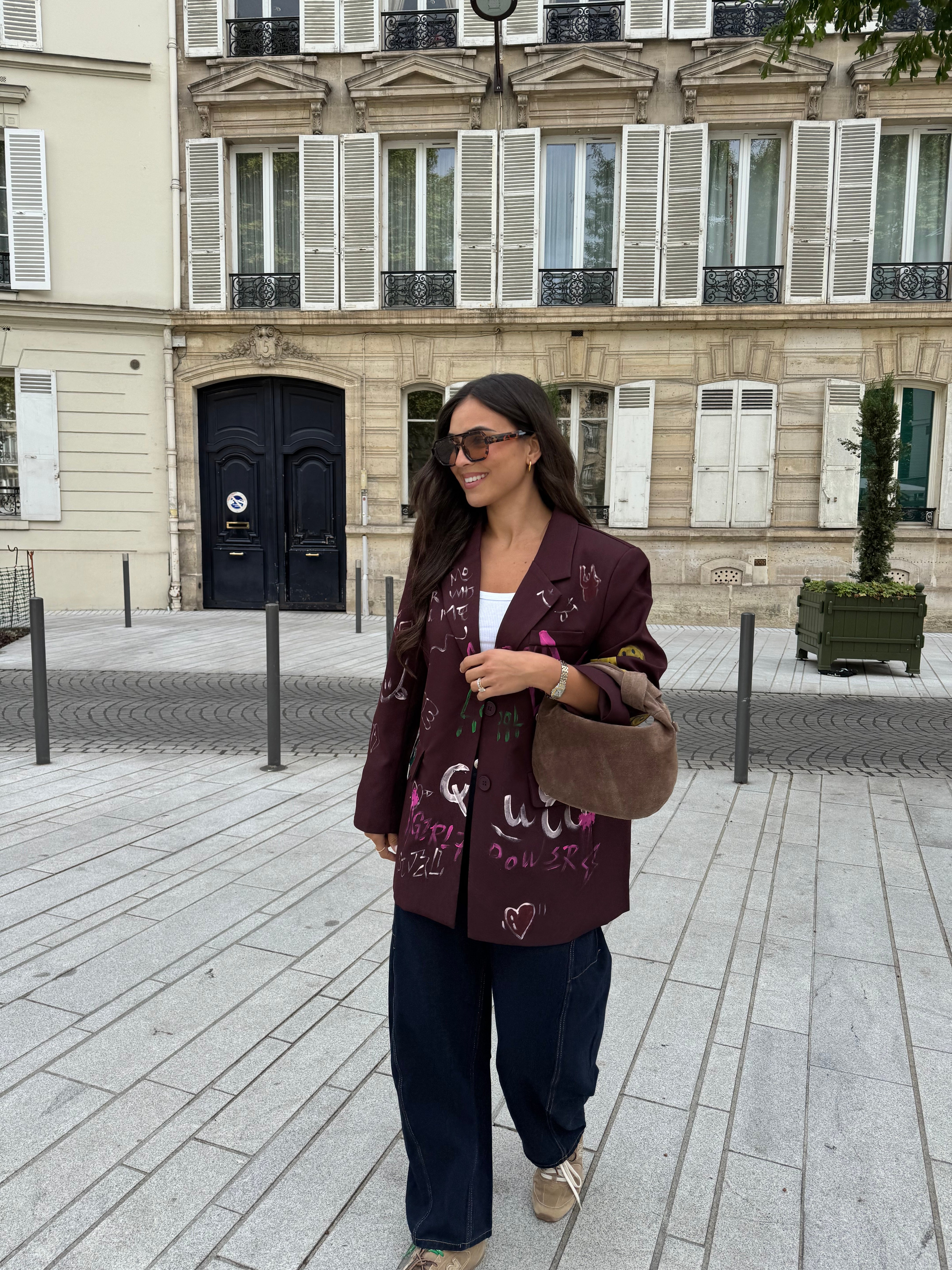 Blazer MICHEL bordeaux