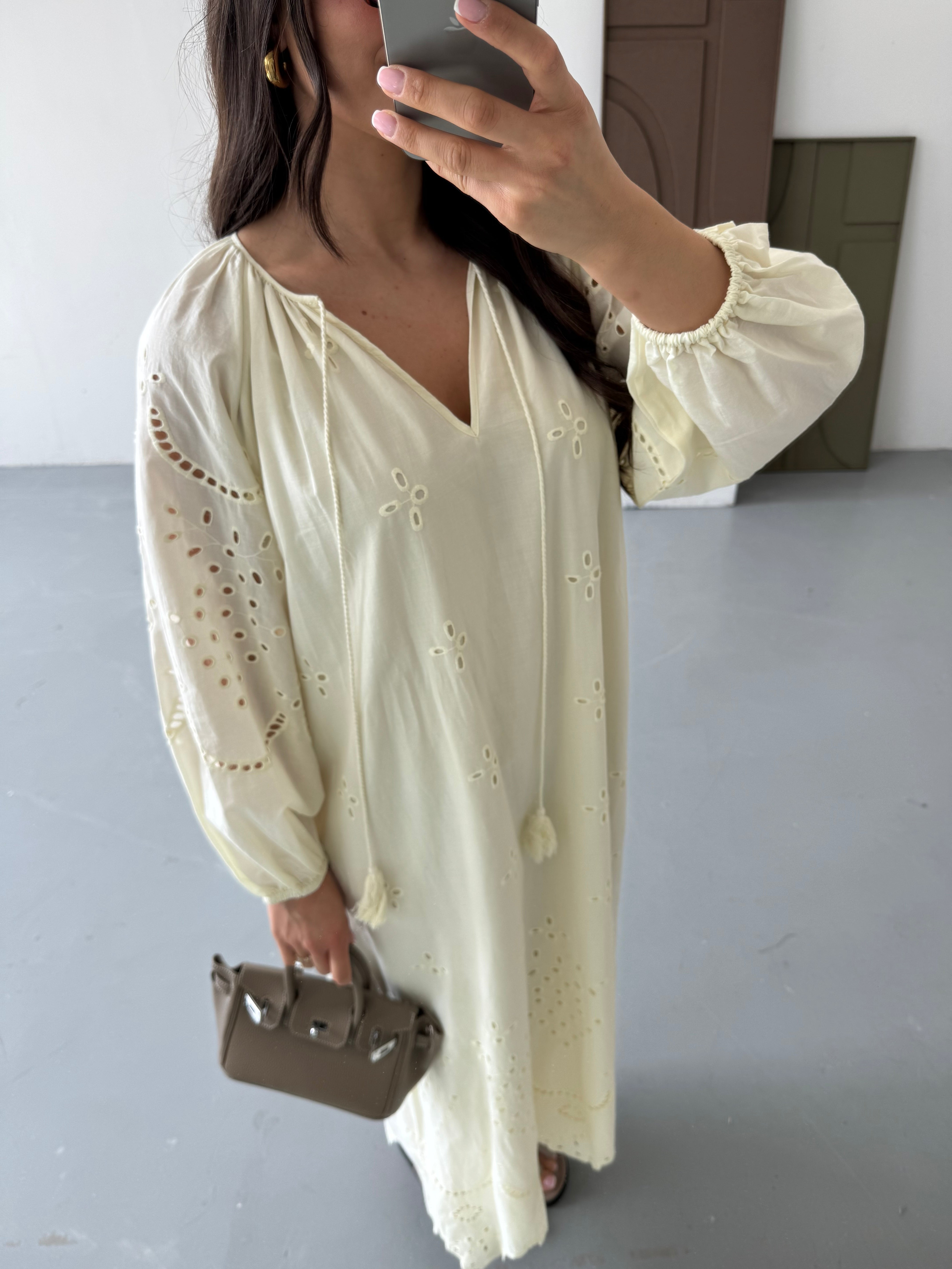 Robe REBECCA crème