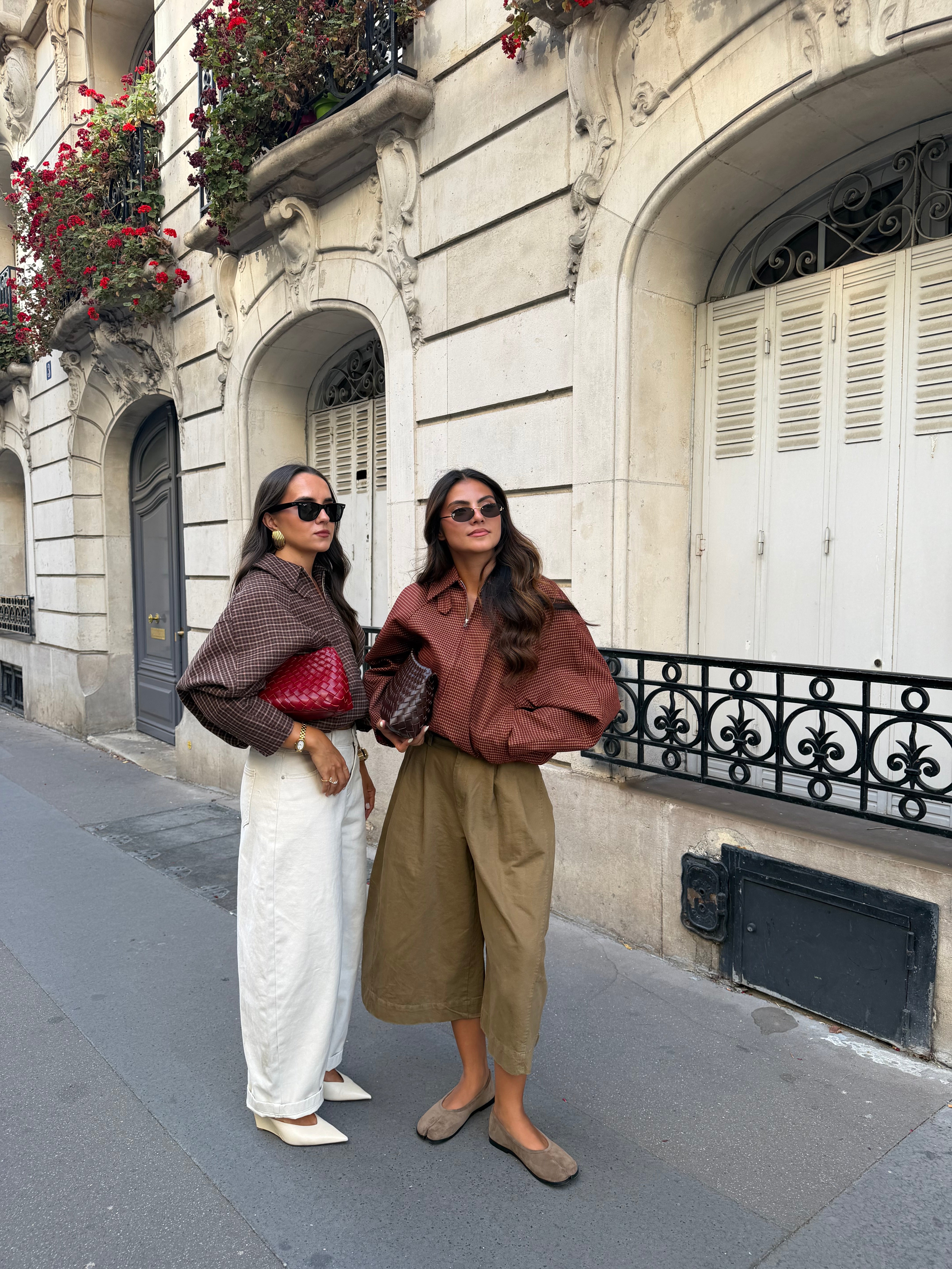 Veste QUADRO brique (MA002)