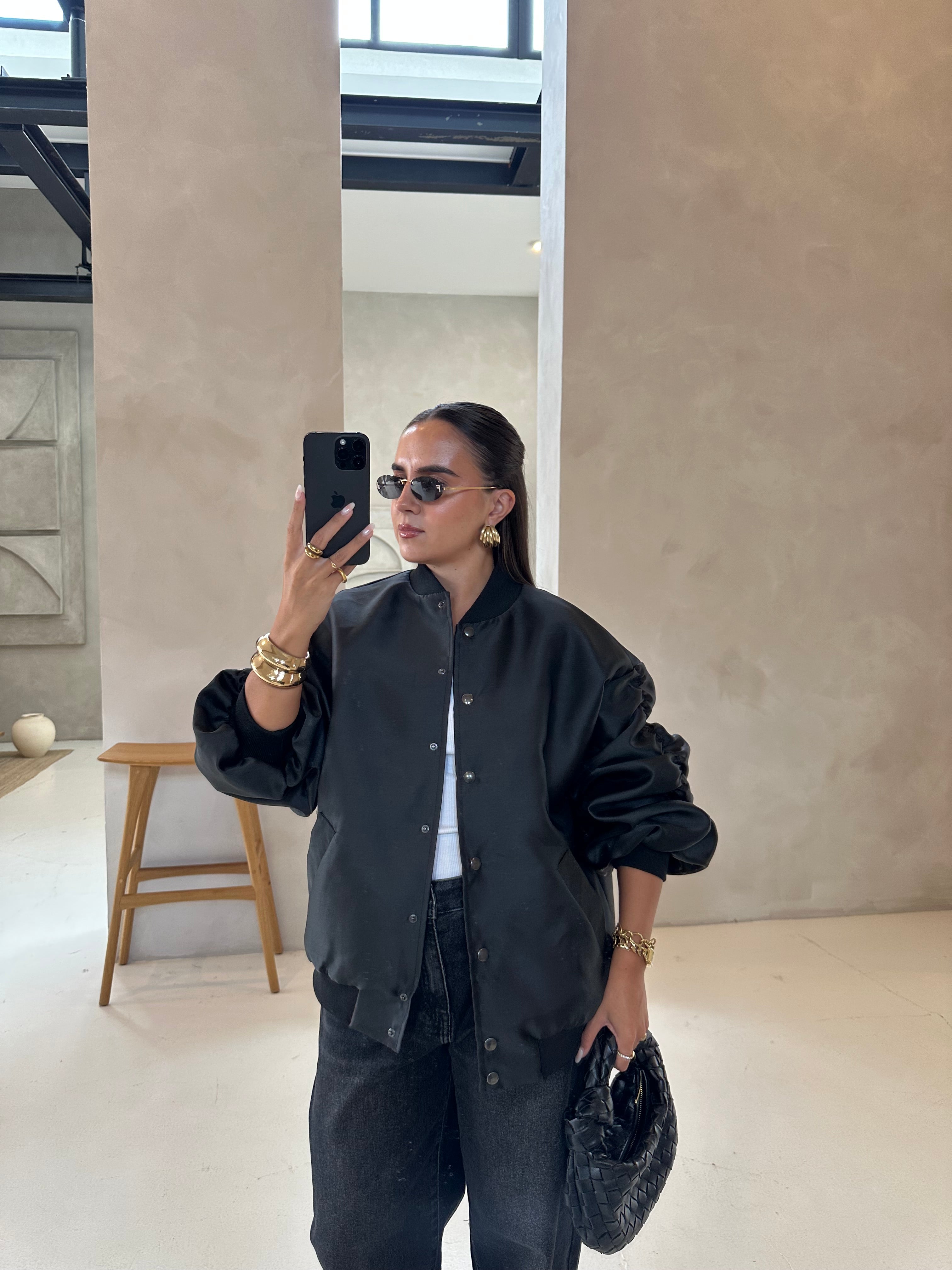 Bomber oversize BELAN noir (0031)