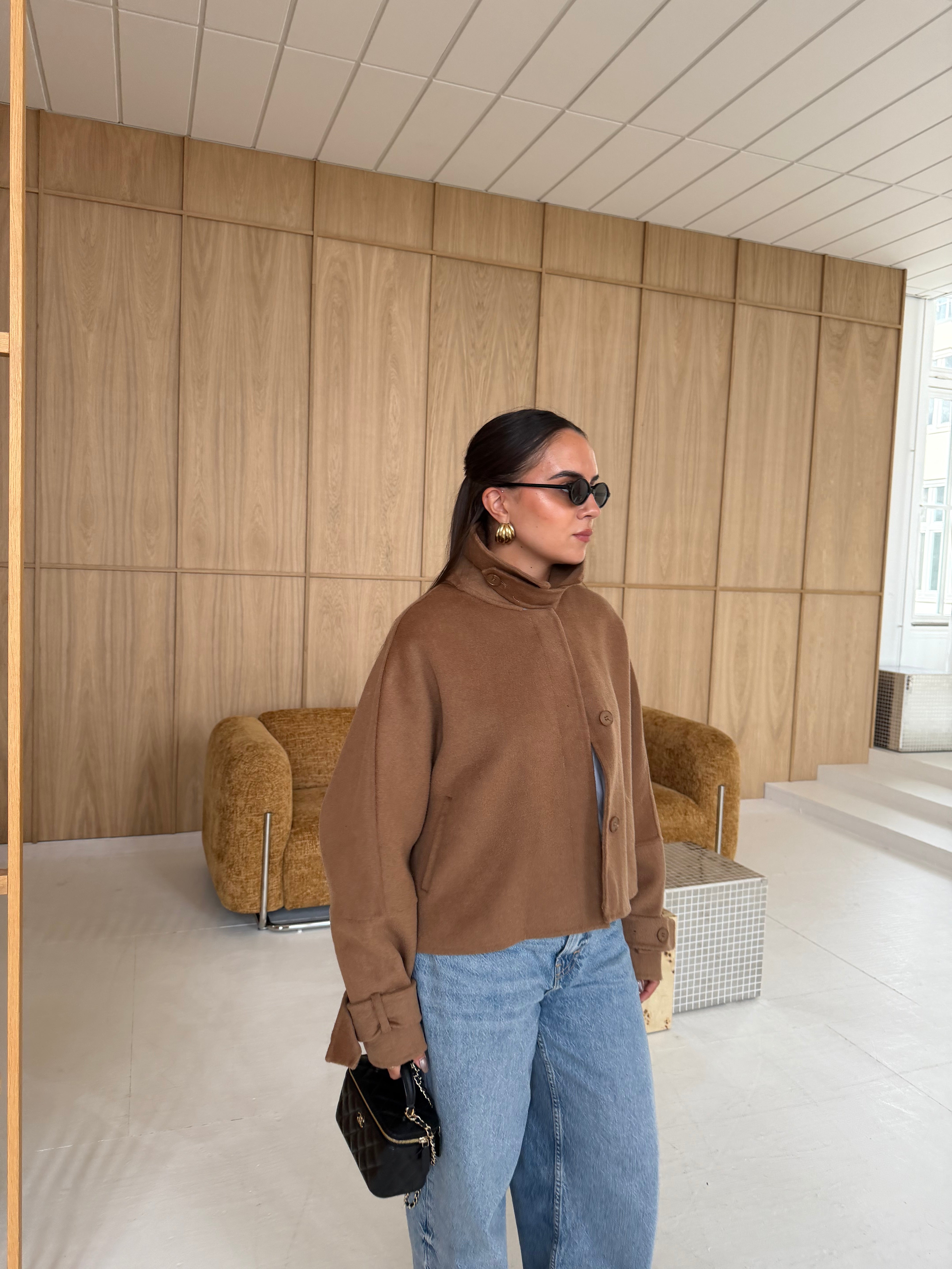 Manteau court MC camel