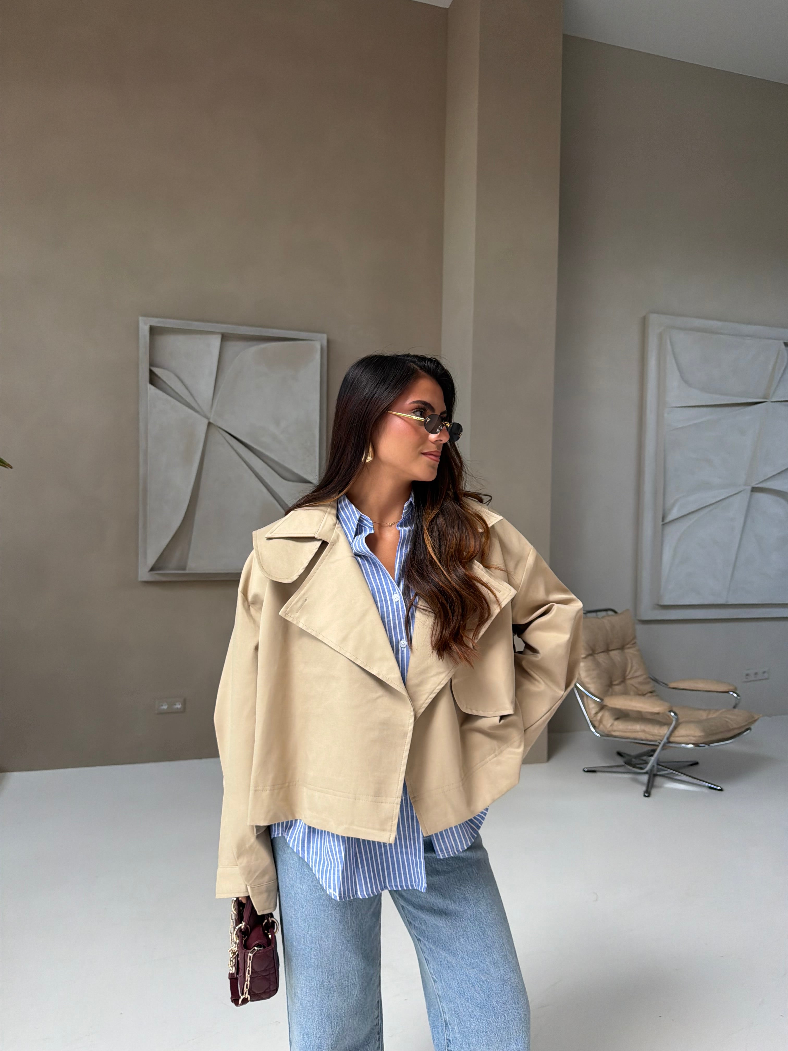 Trench AUTOMNE taupe (VE7196)