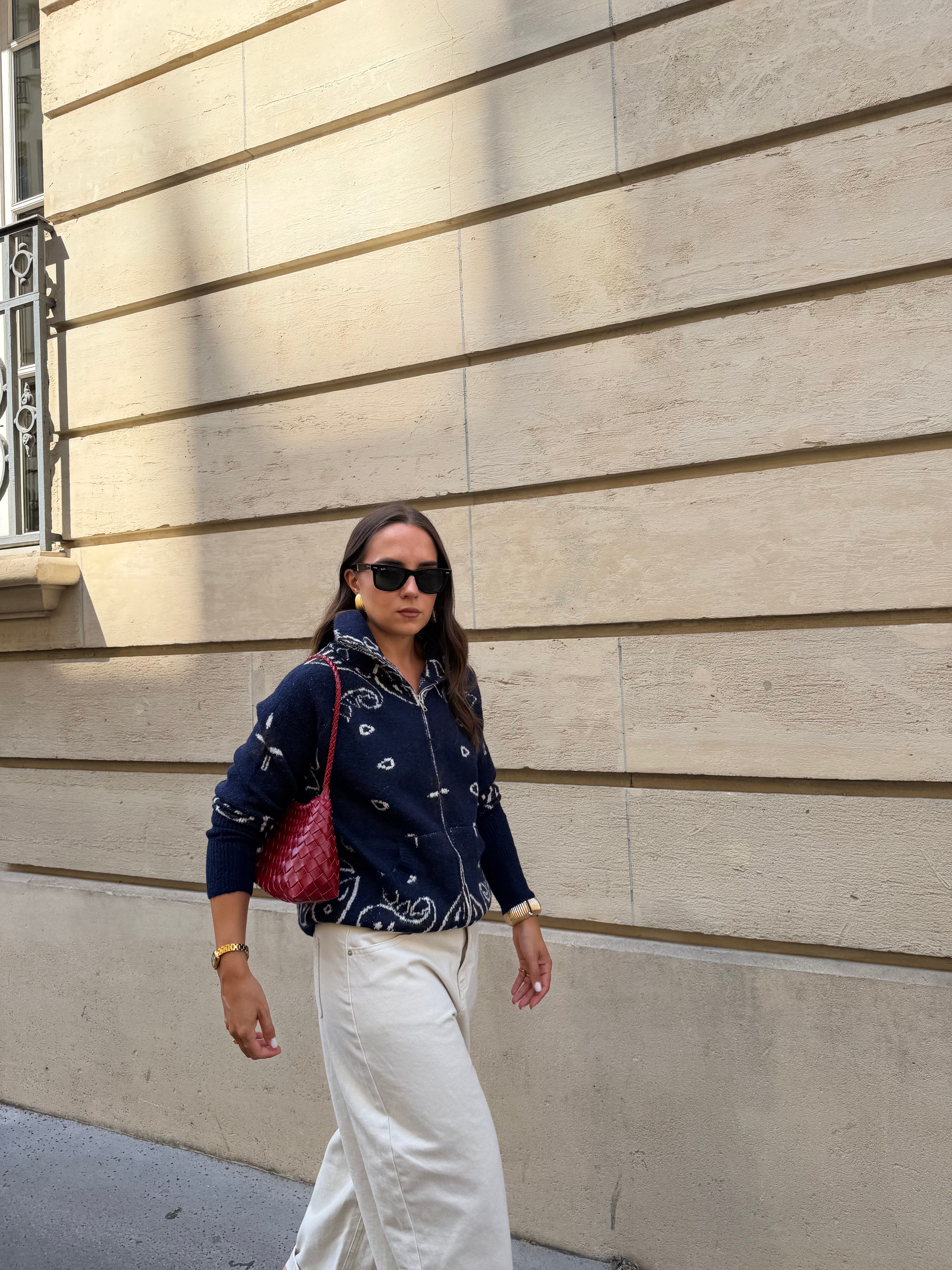 Gilet MUSY Bandana bleu marine (ML19)